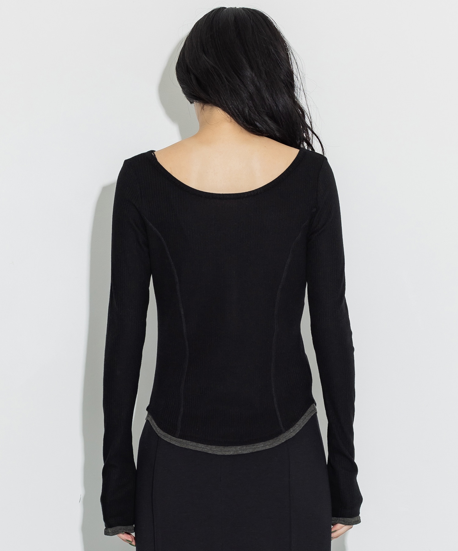 Cashmere Silk Wool Long Tee STUDIOUS