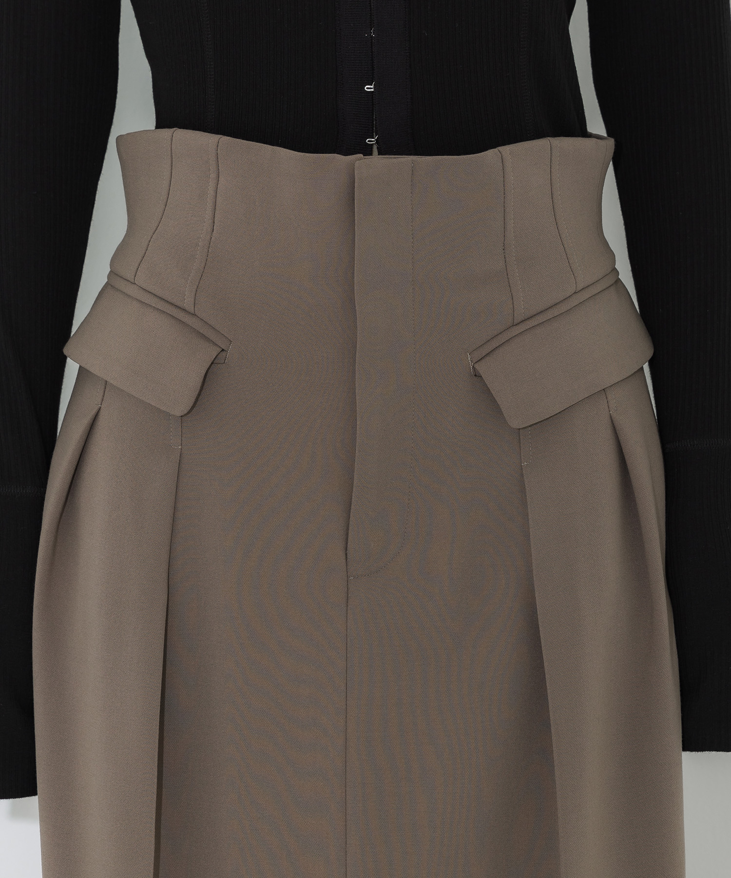 High Waist Tailored Skirt STUDIOUS