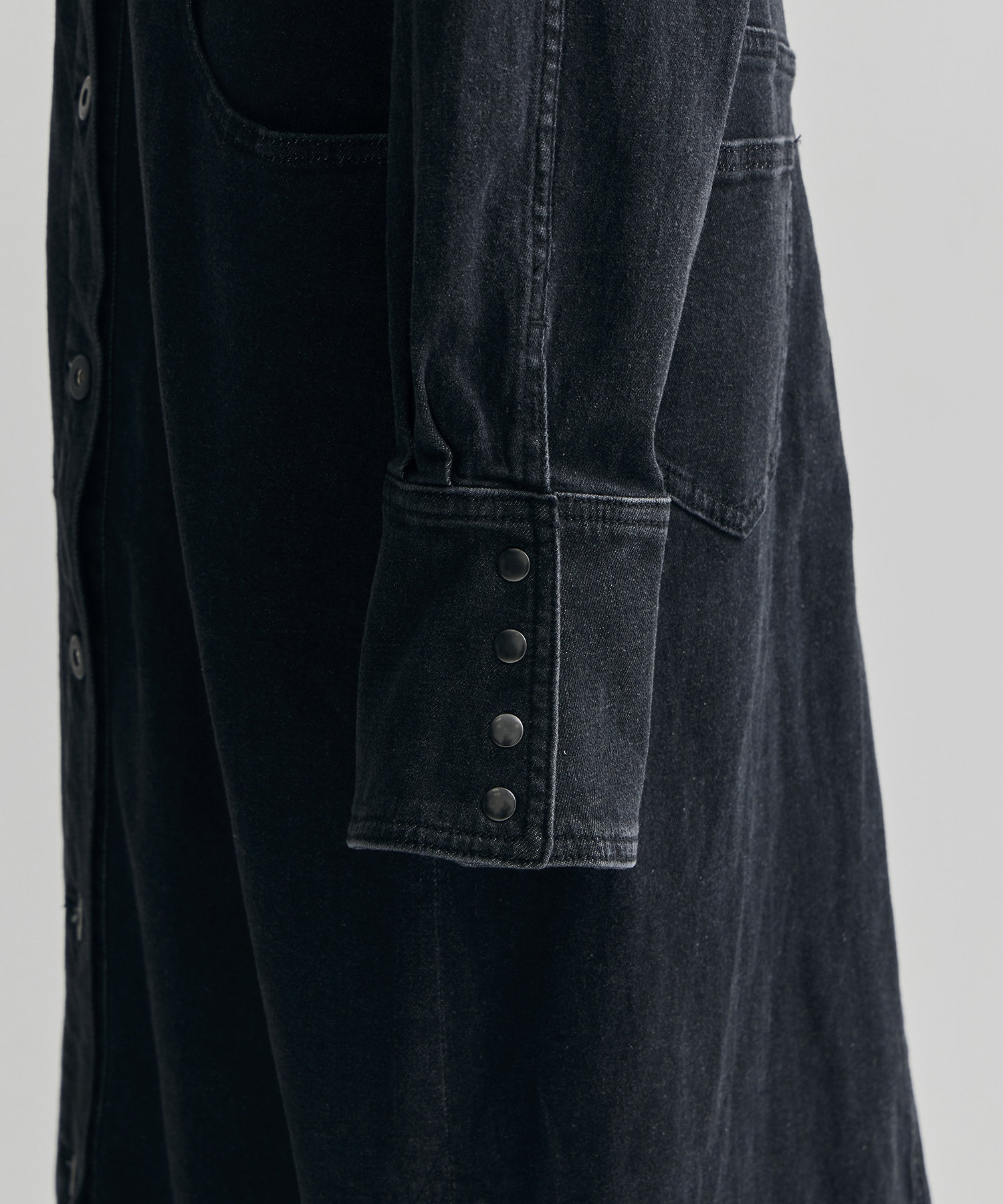 I LINE DENIM SHIRT DRESS AMERI