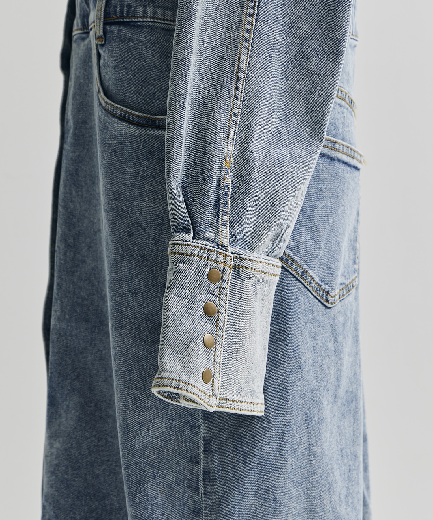 I LINE DENIM SHIRT DRESS AMERI