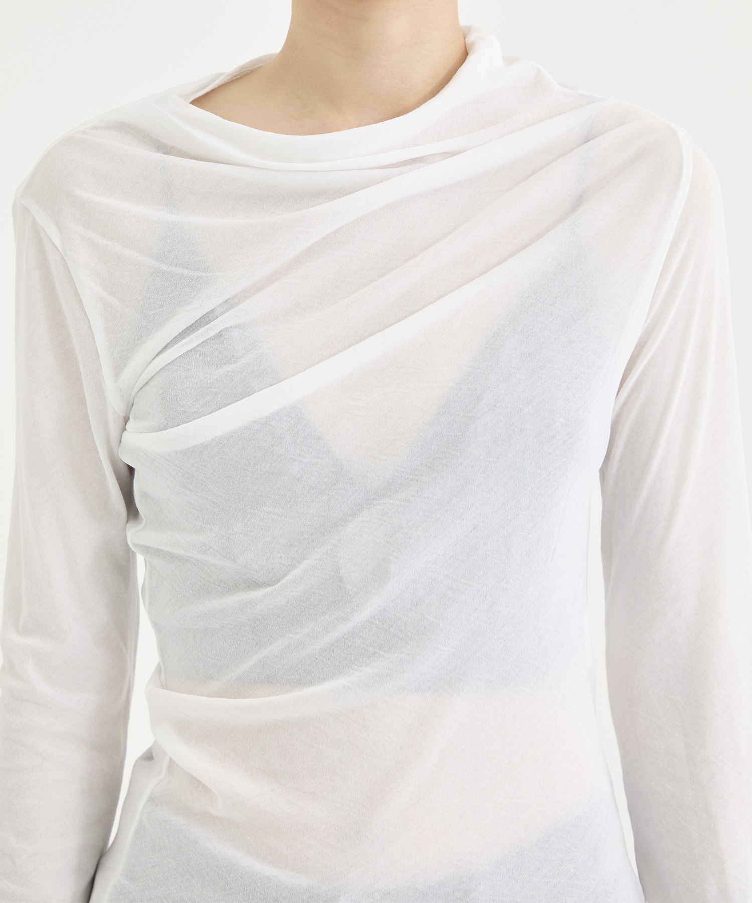 Sheer asymmetry Tops IIROT