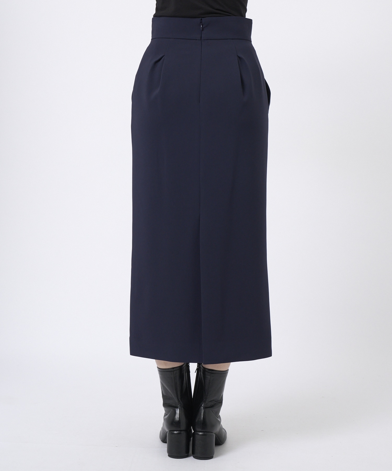 Acetate Polyester I-Line Skirt Mame Kurogouchi