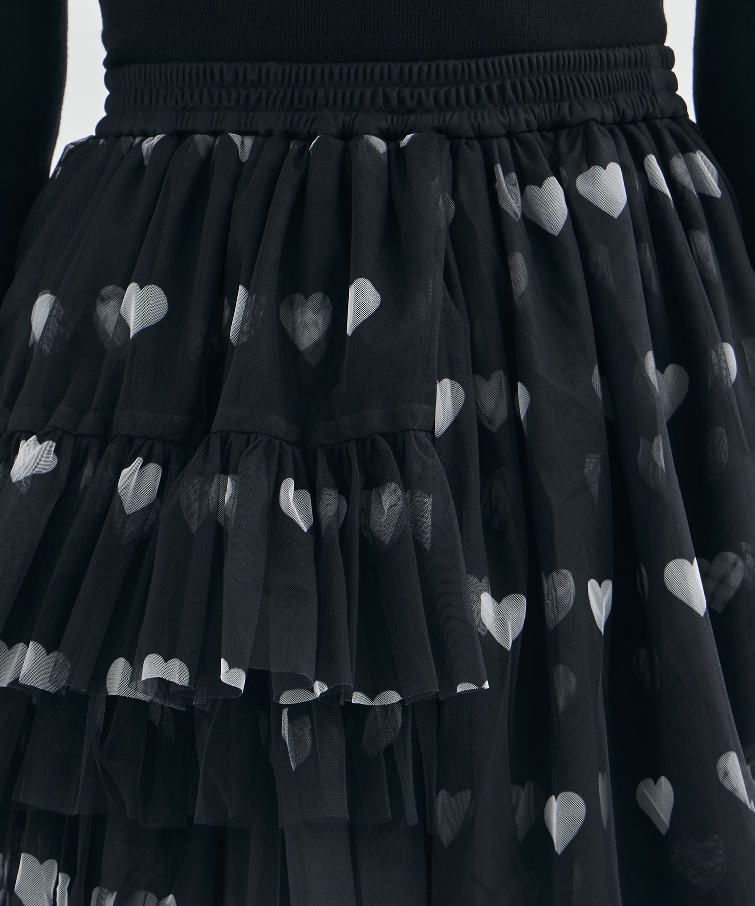 Asymmetric Tulle Skirt VIVIANO