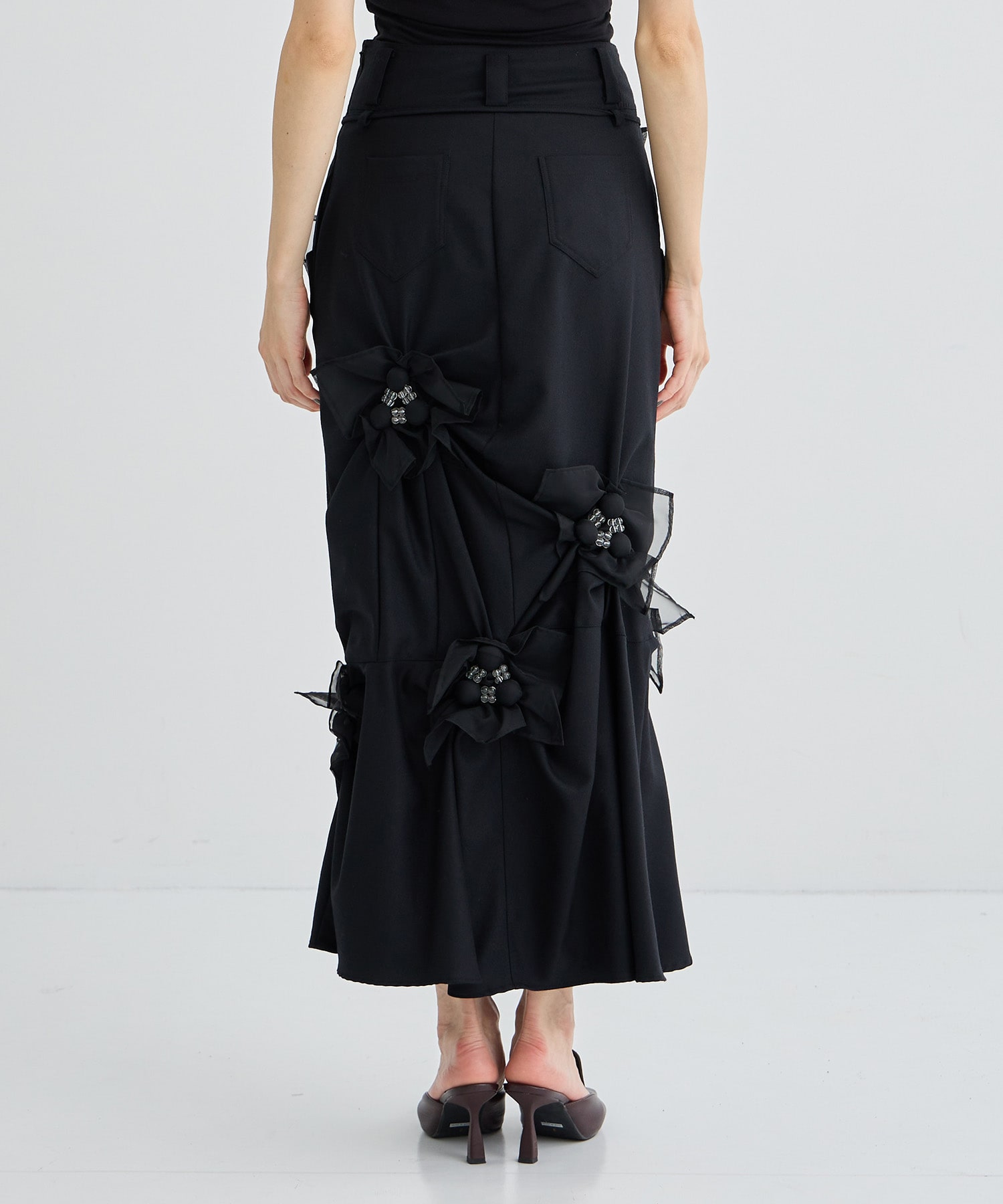 SHAN WOOL SKIRT RIV NOBUHIKO