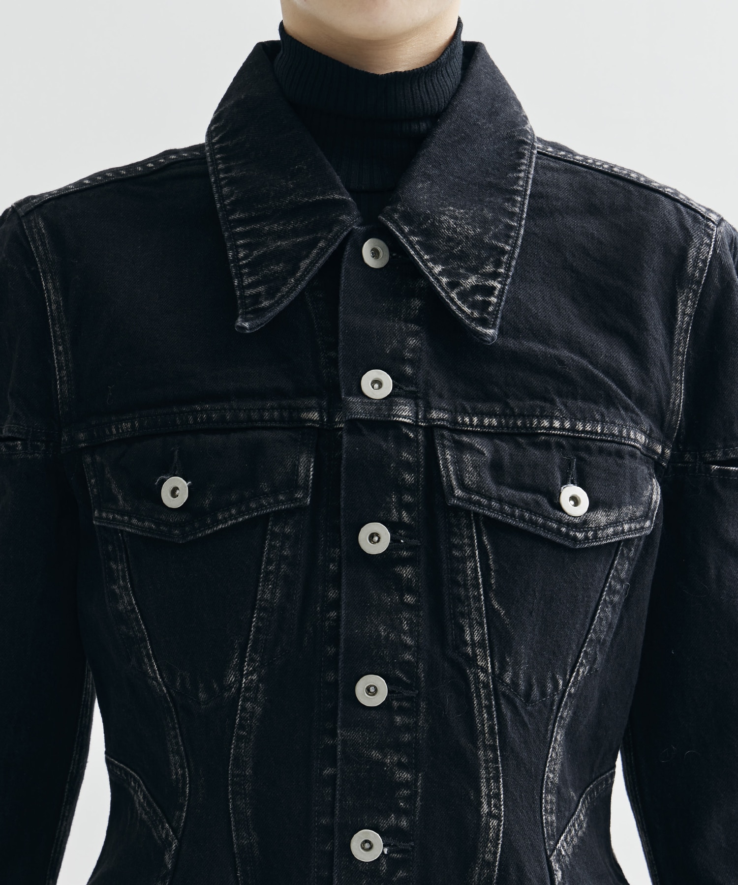 DENIM SLIT JACKET FETICO