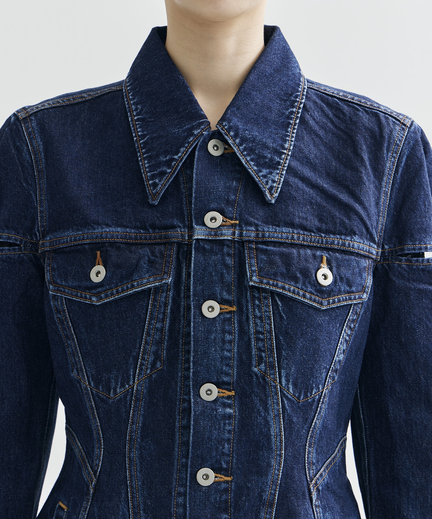 DENIM SLIT JACKET FETICO