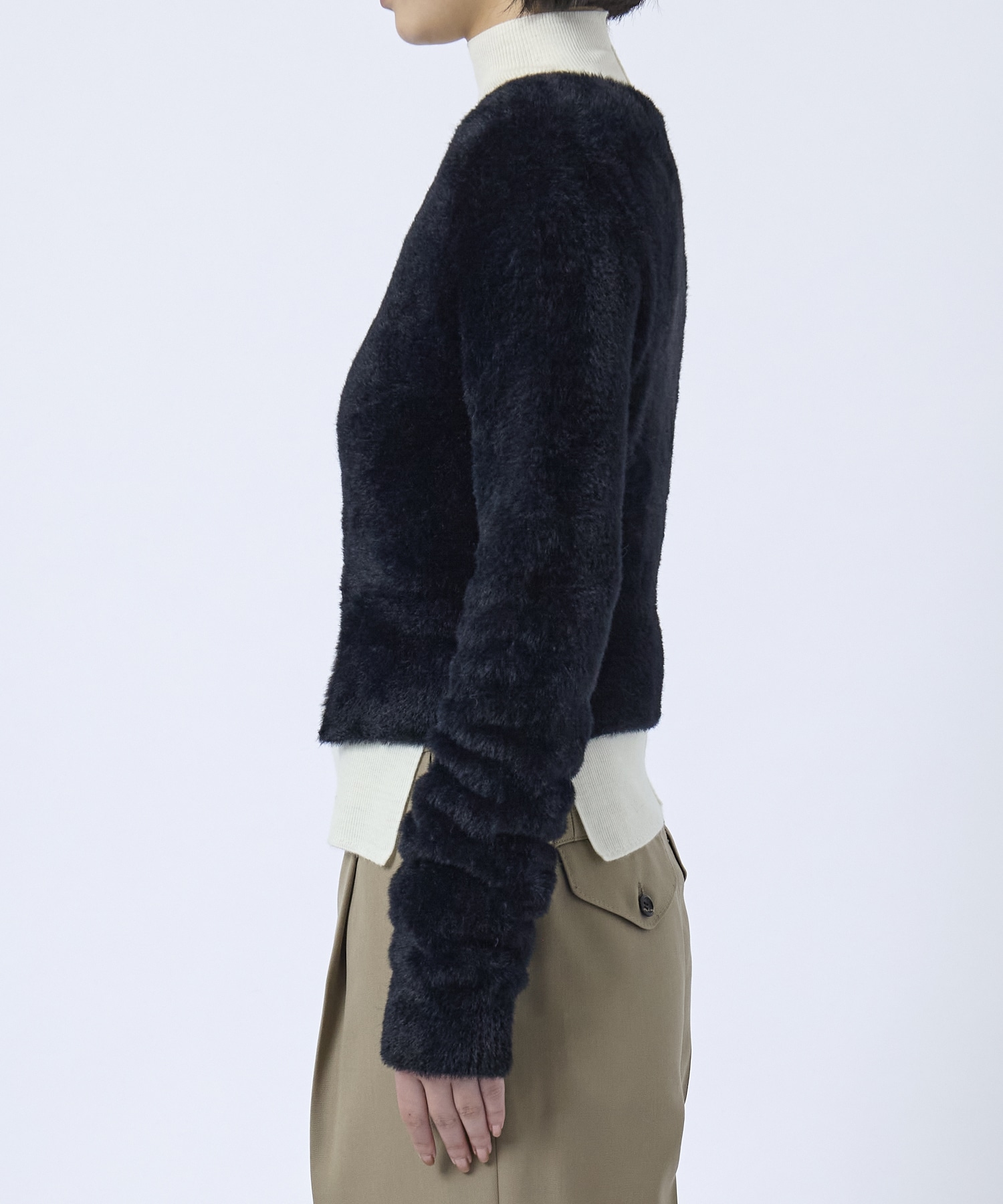 Fur Knit Cardigan STUDIOUS