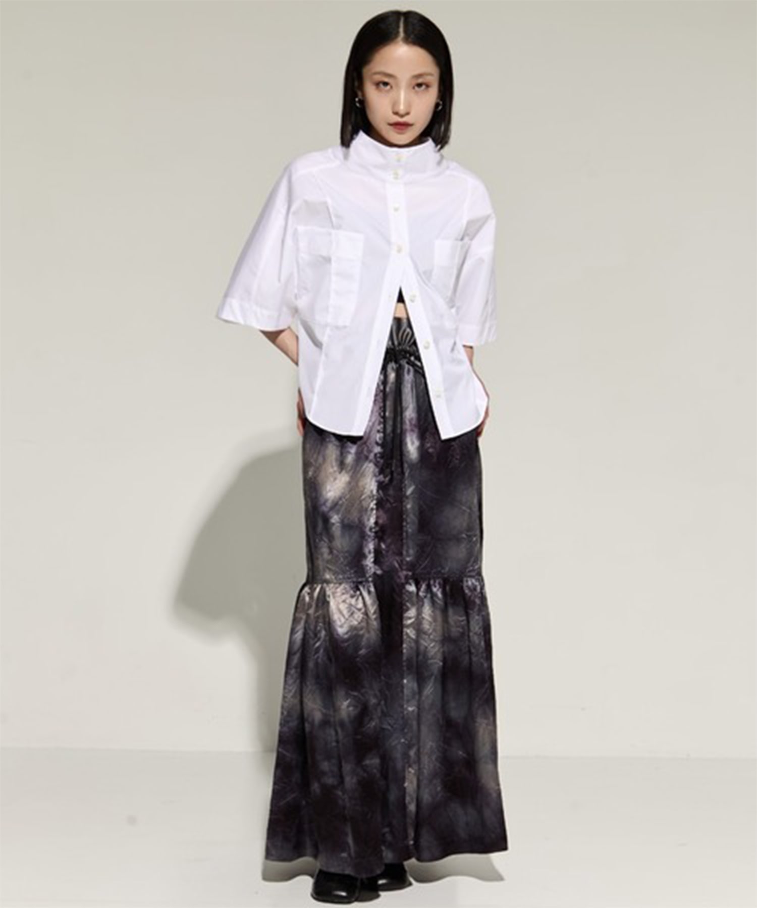 2way Collar Cotton Shirt STUDIOUS