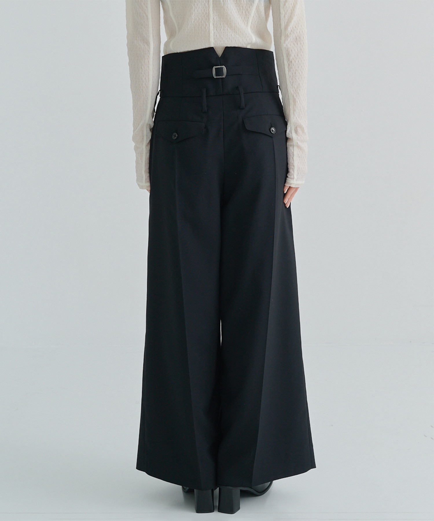 HIGH WAIST DESIGN TROUSERS TAAKK