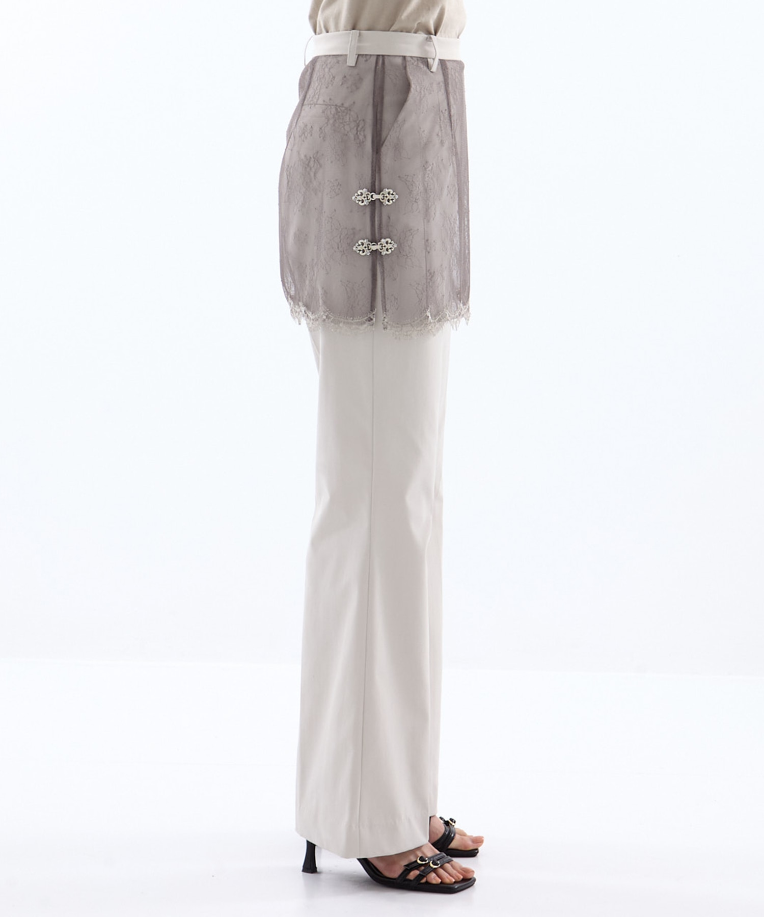 flower tulle skirt pants tanakadaisuke