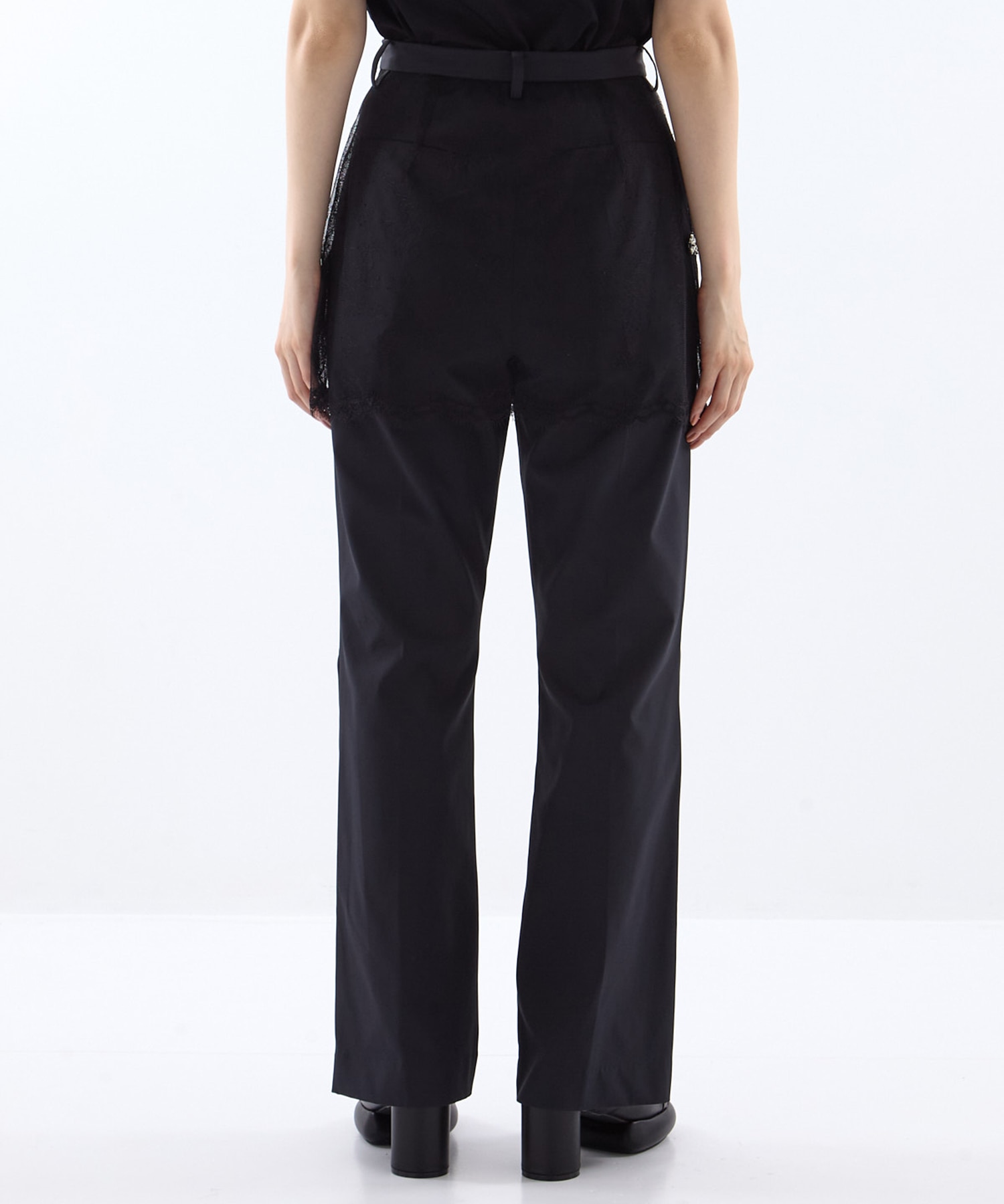 flower tulle skirt pants tanakadaisuke