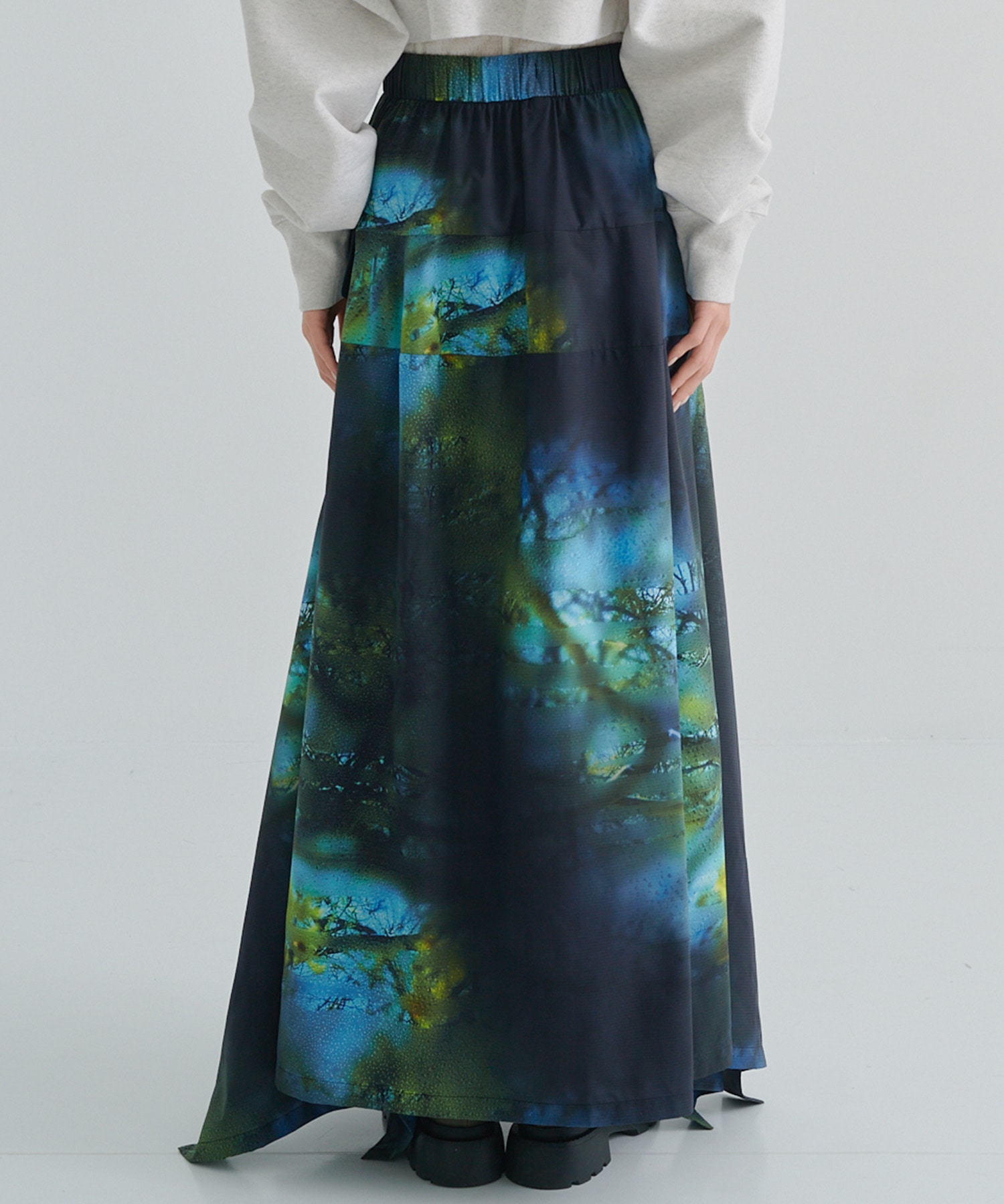 Y3-S25-0000-131/AOP SKIRT/MULTICOLOR Y-3