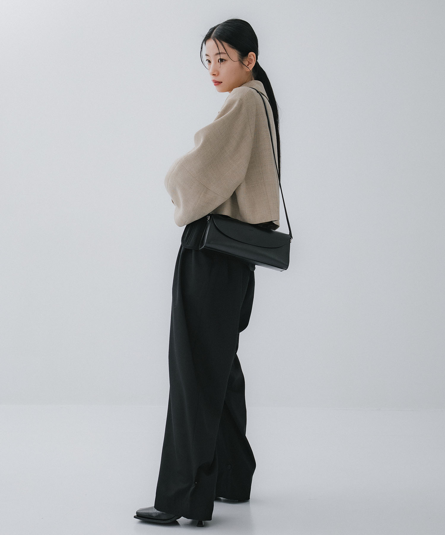 COCOON SLEEVE SHORT JACKET CLANE