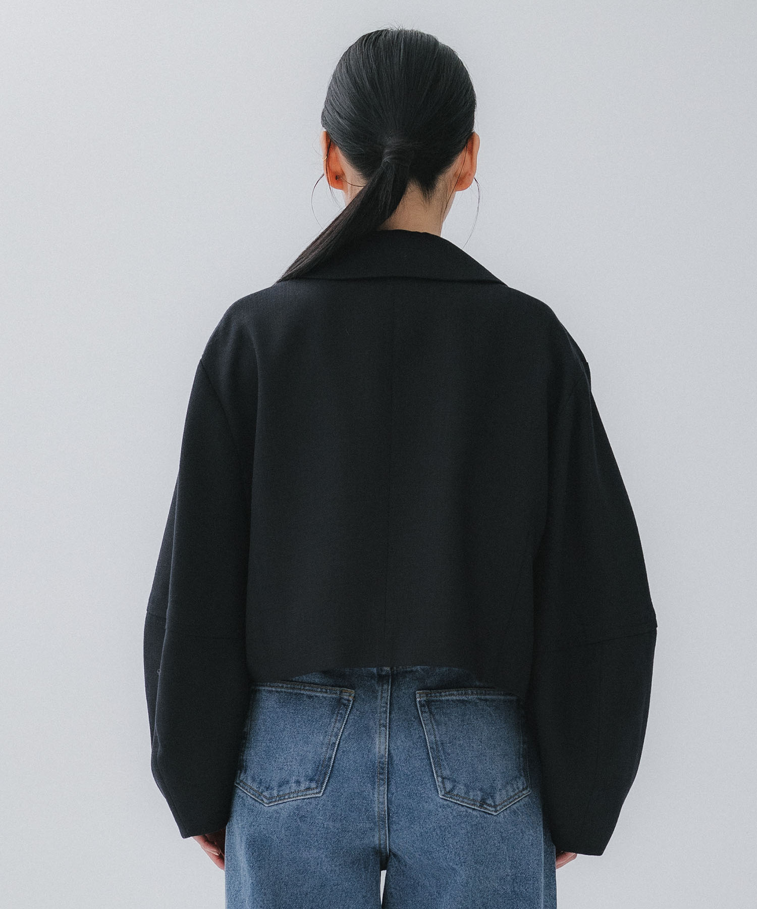 COCOON SLEEVE SHORT JACKET CLANE