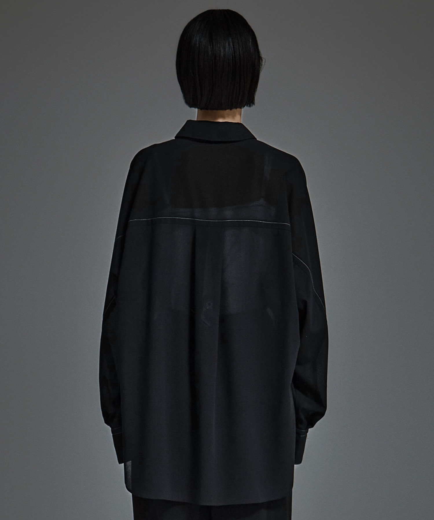 Stetched Sheer Shirt STUDIOUS
