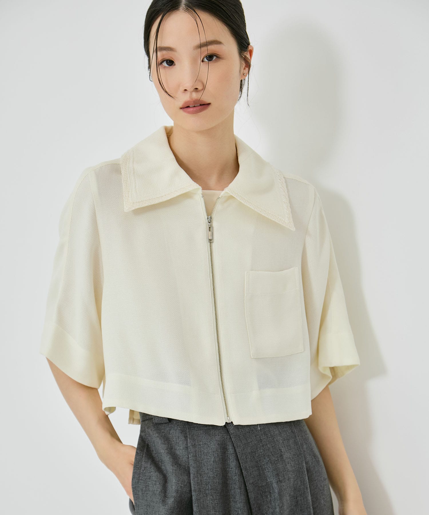 Half Sleeve Mesh Shirt STUDIOUS