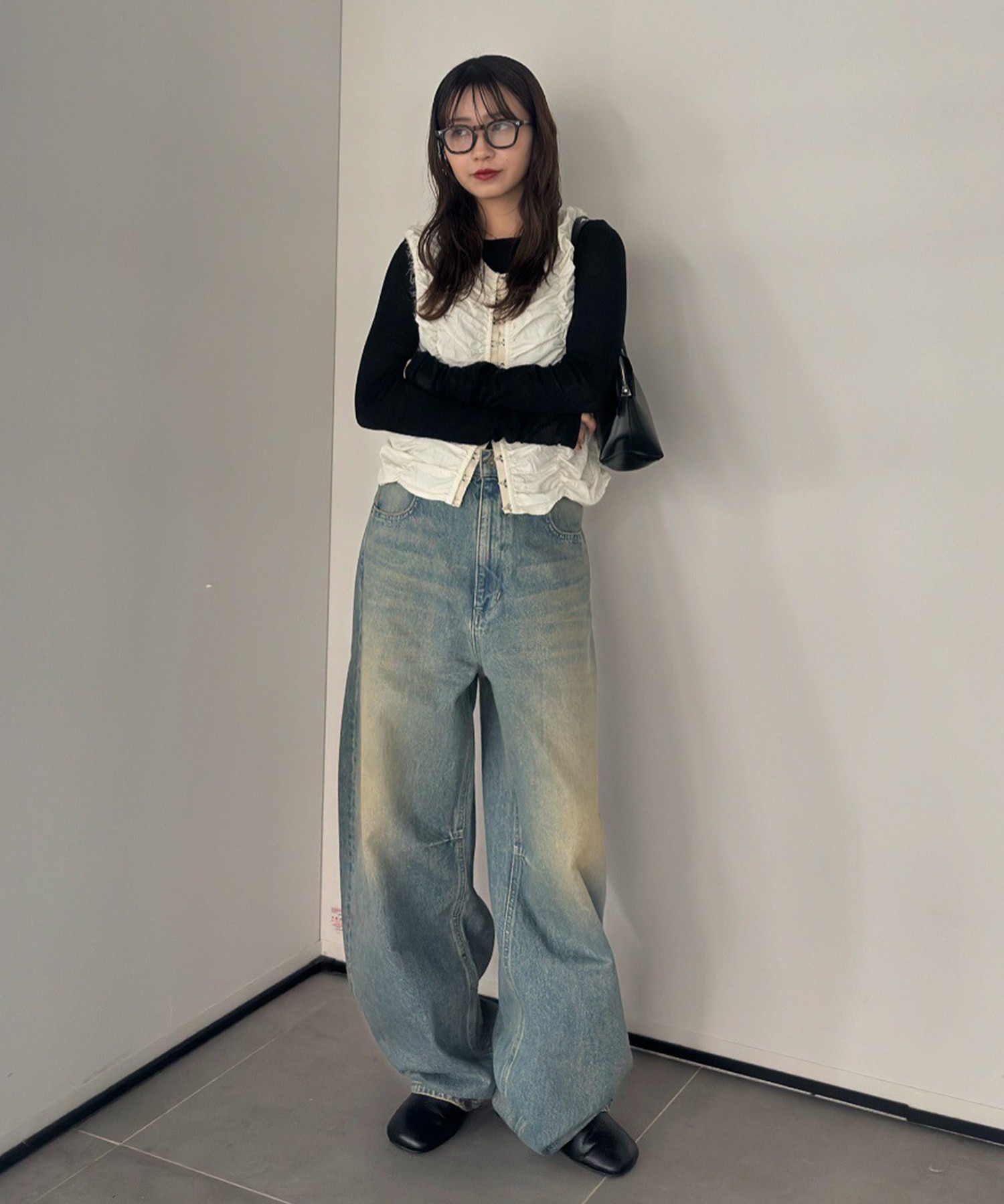 Piping Shirring Blouse TODAYFUL