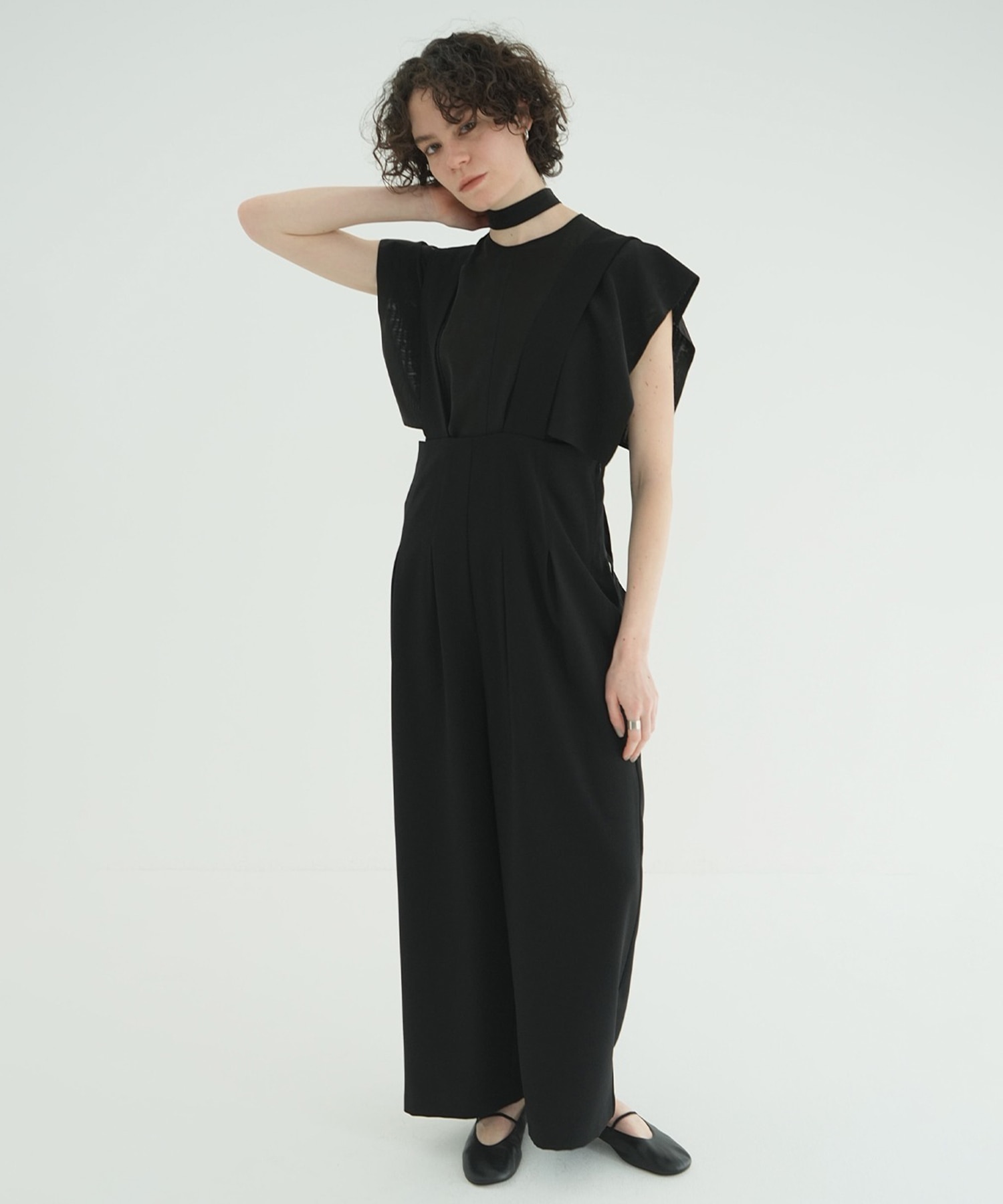 SQUARE SLEEVE BLOUSE CLANE
