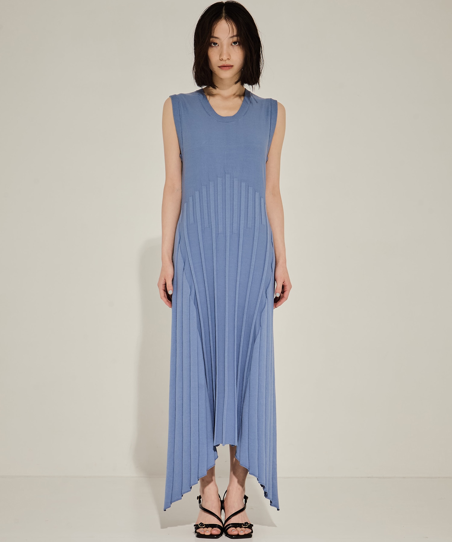 別注NO SLEEVE KNIT DRESS CINOH