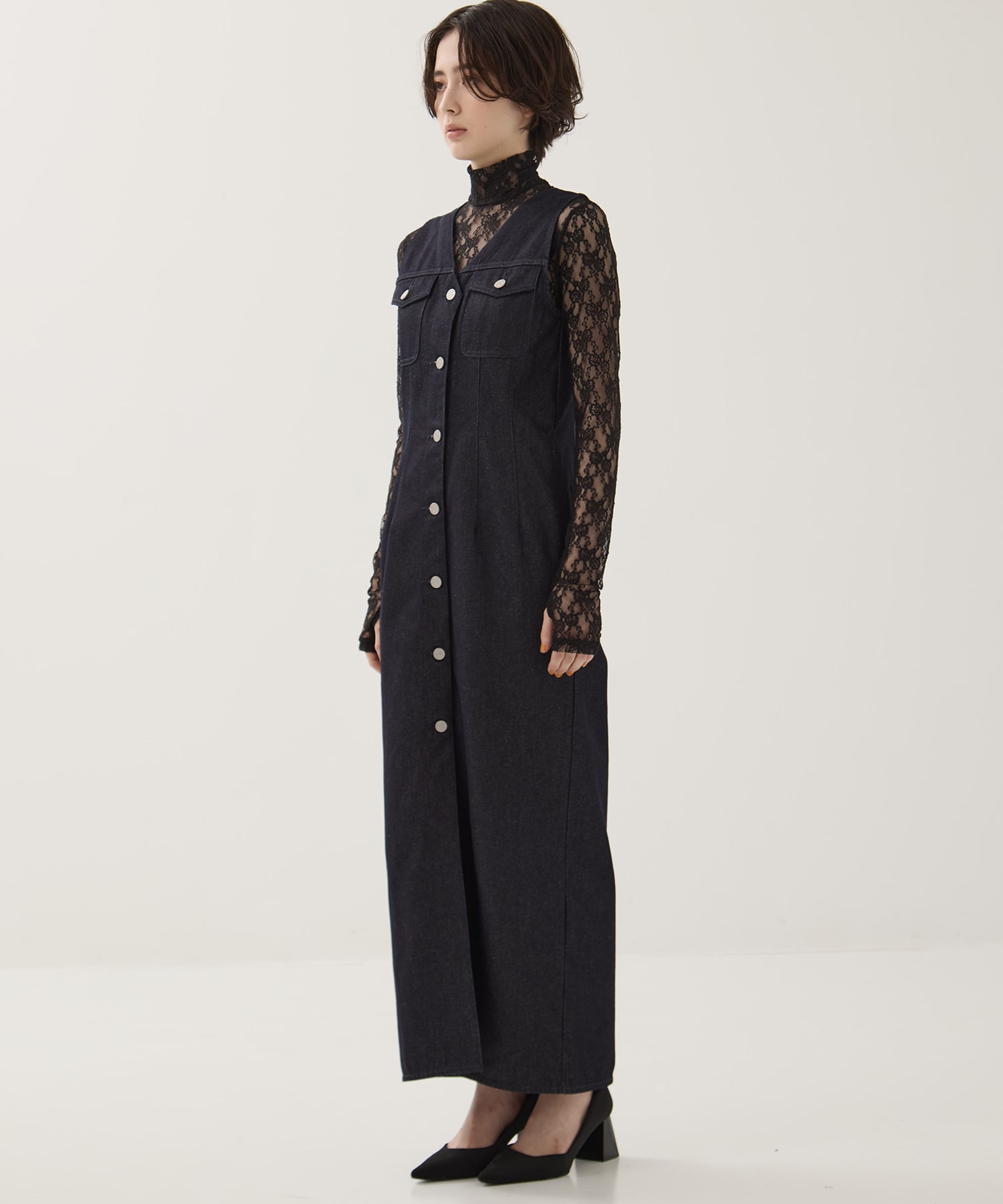 LADY DENIM N/S ONEPIECE CLANE