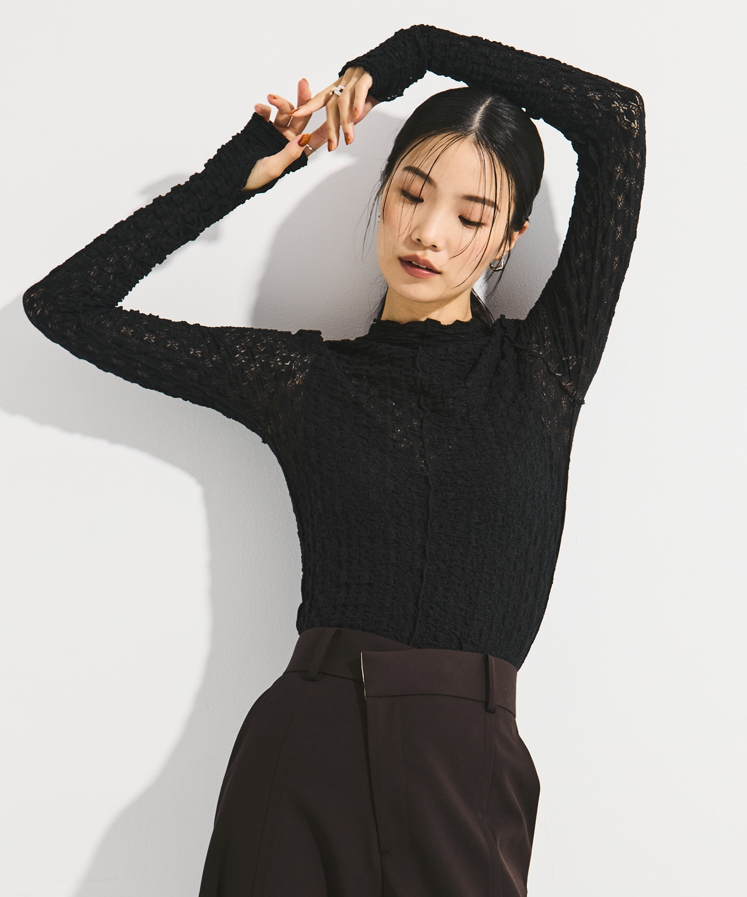 Stretch Lace Skin Top STUDIOUS