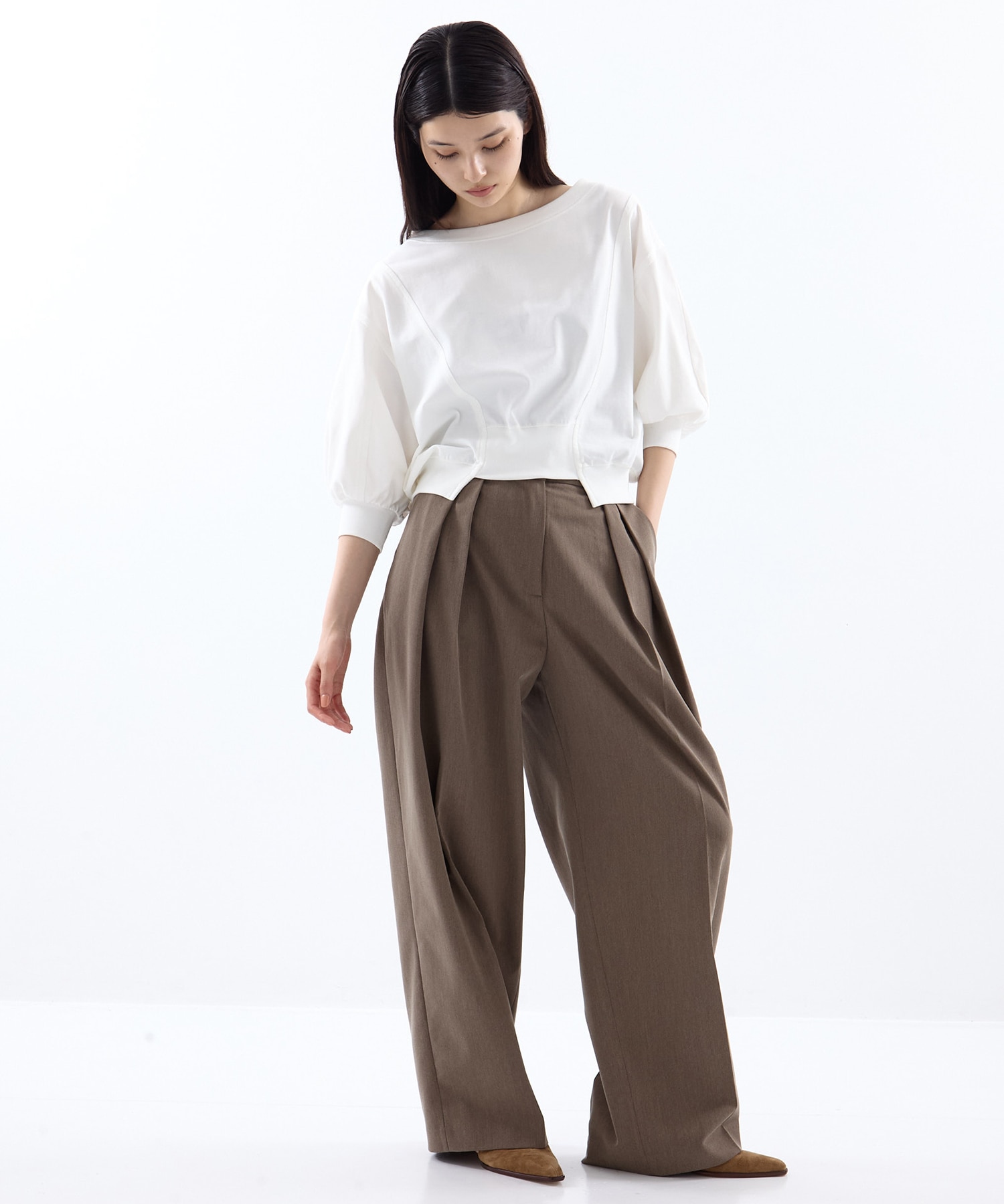 2WAY VOLUME SLEEVE TOPS STUDIOUS