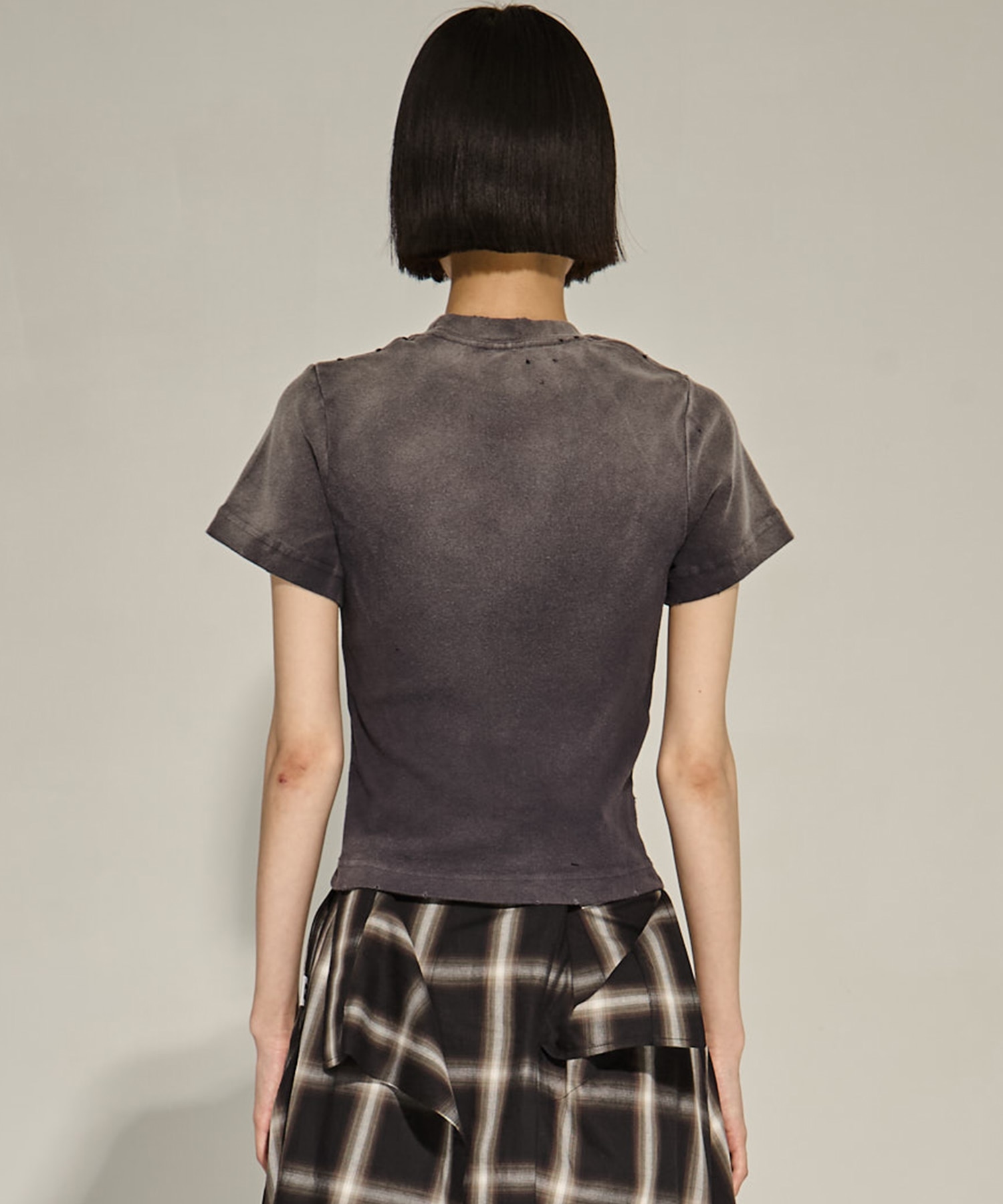 SUN FADED MINI TEE Maison MIHARA YASUHIRO