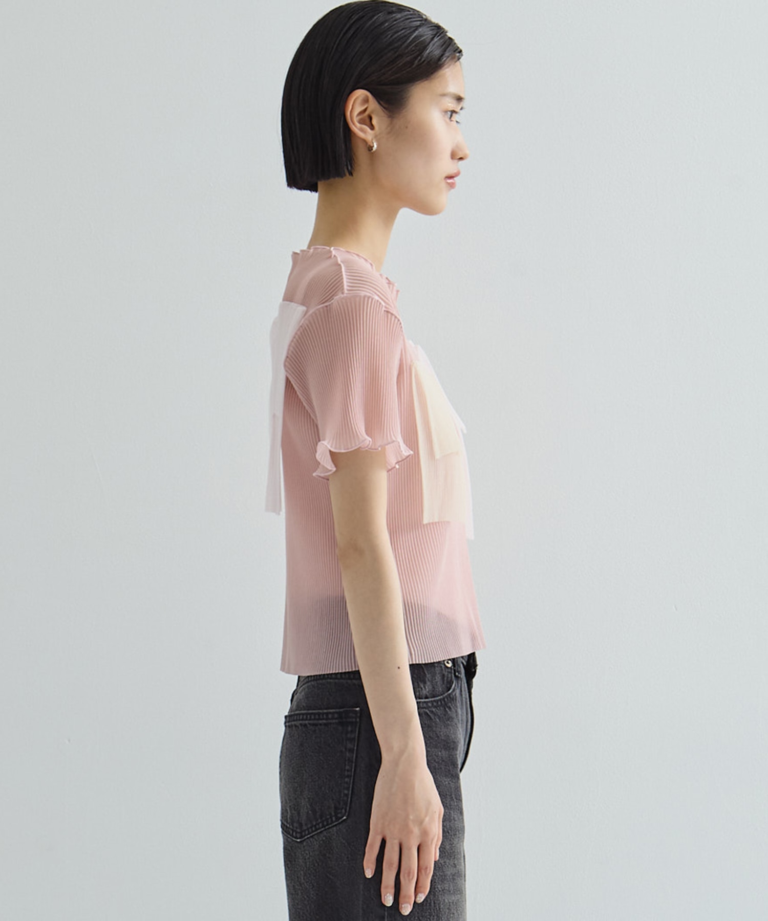 別注SHEER SHORT SLEEVE TOP kotohayokozawa