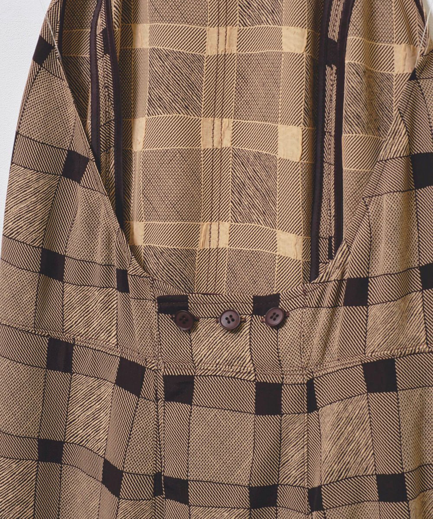 Halterneck Checkjaquard Top TODAYFUL