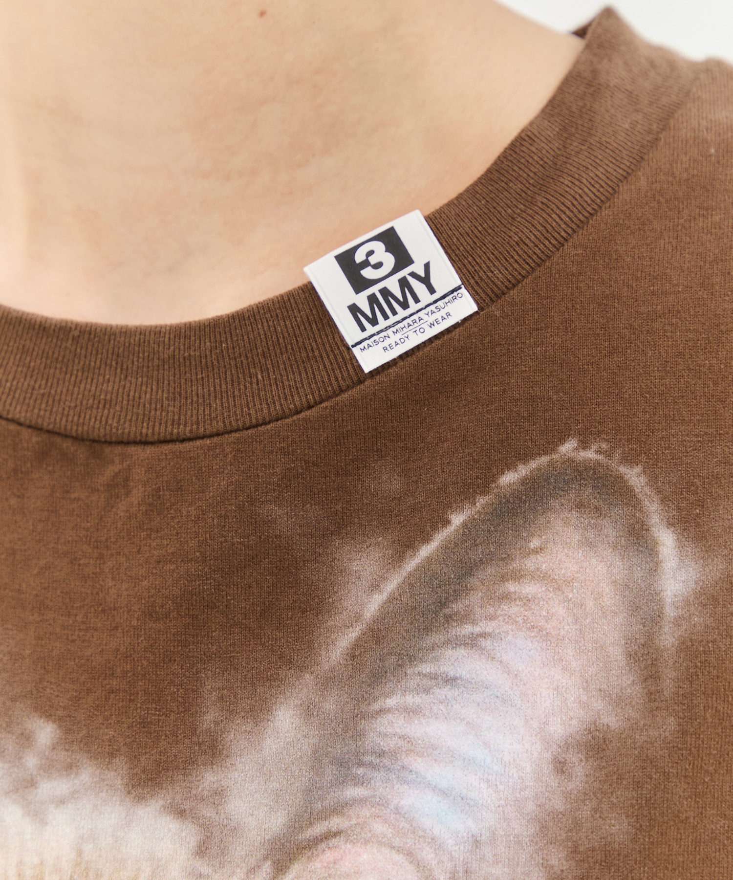 CAT PRINTED TEE Maison MIHARA YASUHIRO