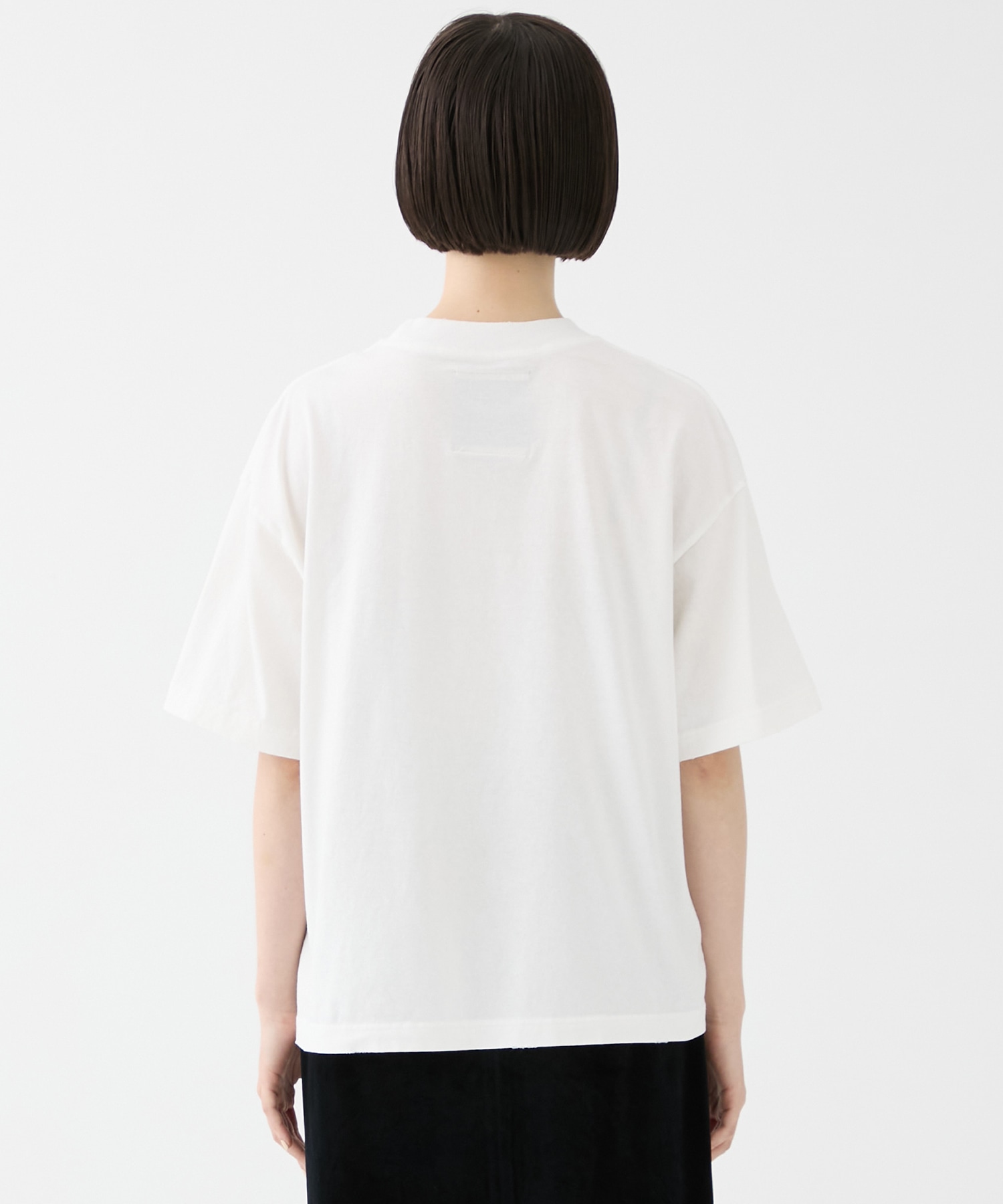 EMBELLISHED DISTRESSED TEE Maison MIHARA YASUHIRO