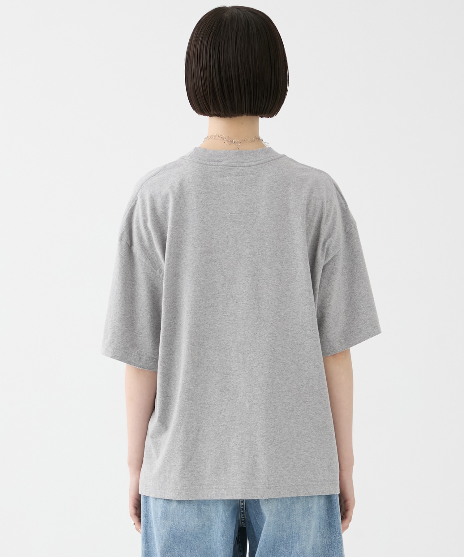 EMBELLISHED DISTRESSED TEE Maison MIHARA YASUHIRO