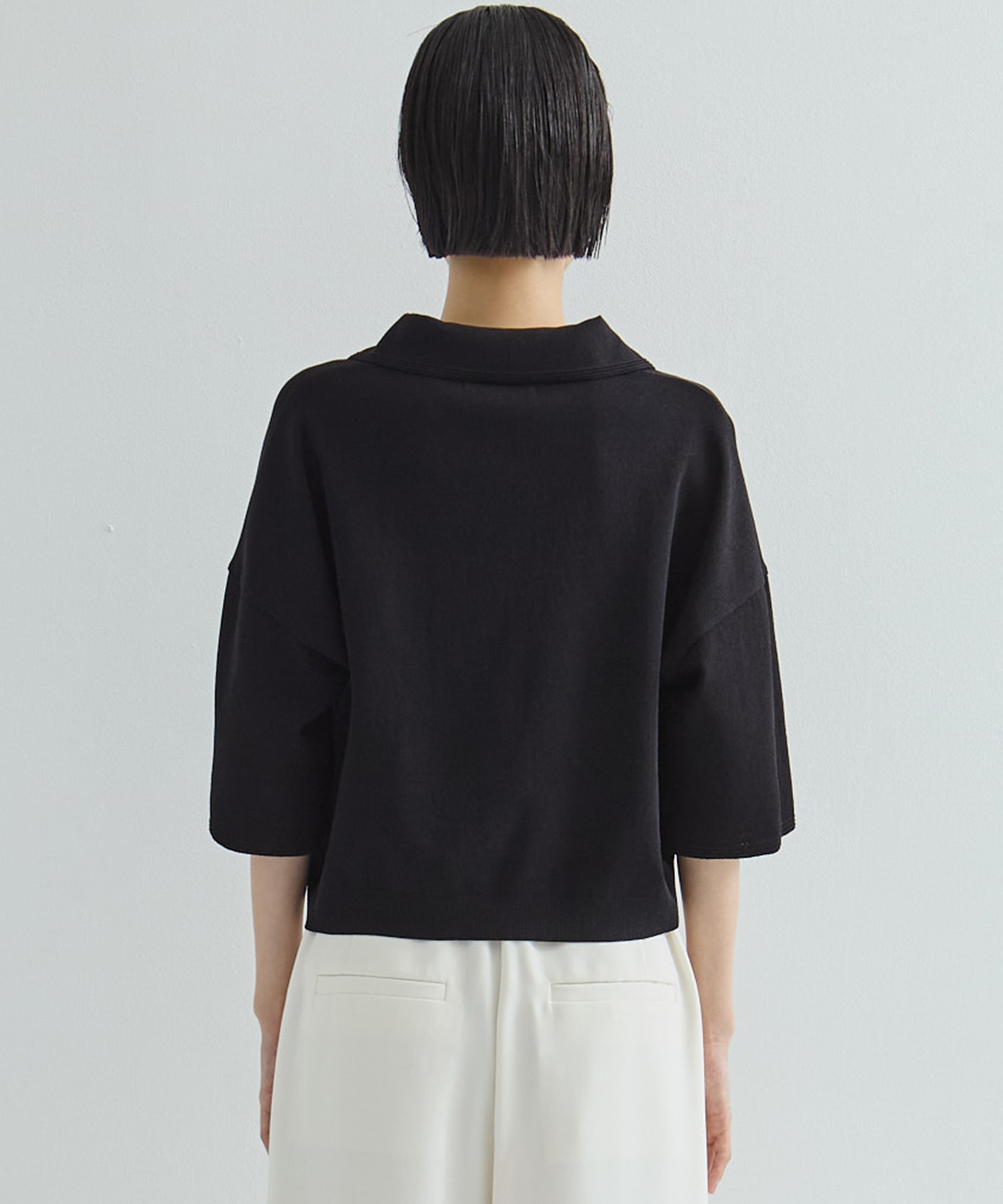 別注POLO KNIT TOPS WRAPINKNOT
