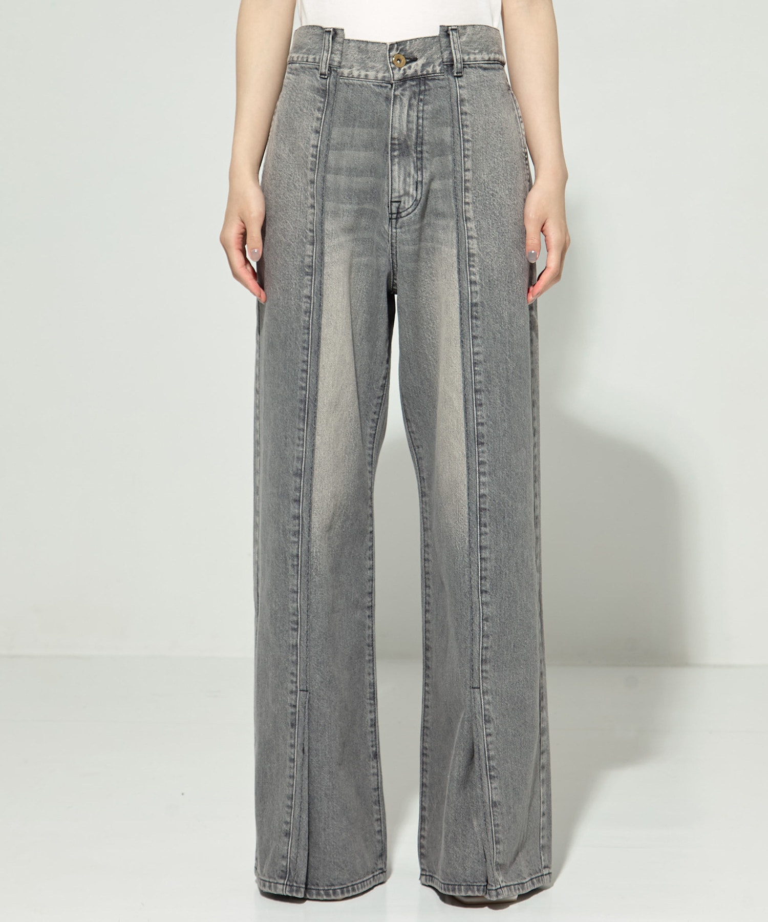 Side Folded Jeans STUDIOUS