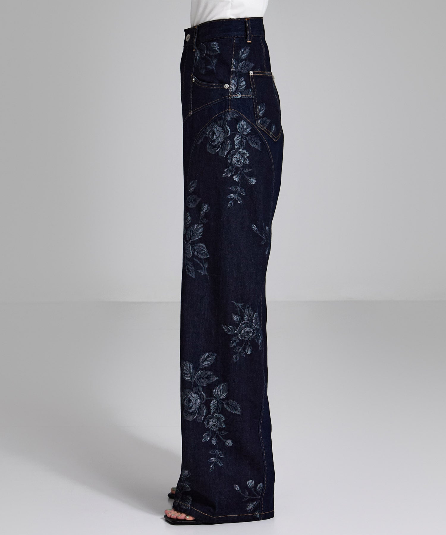 別注  ROSE DENIM PANTS FETICO