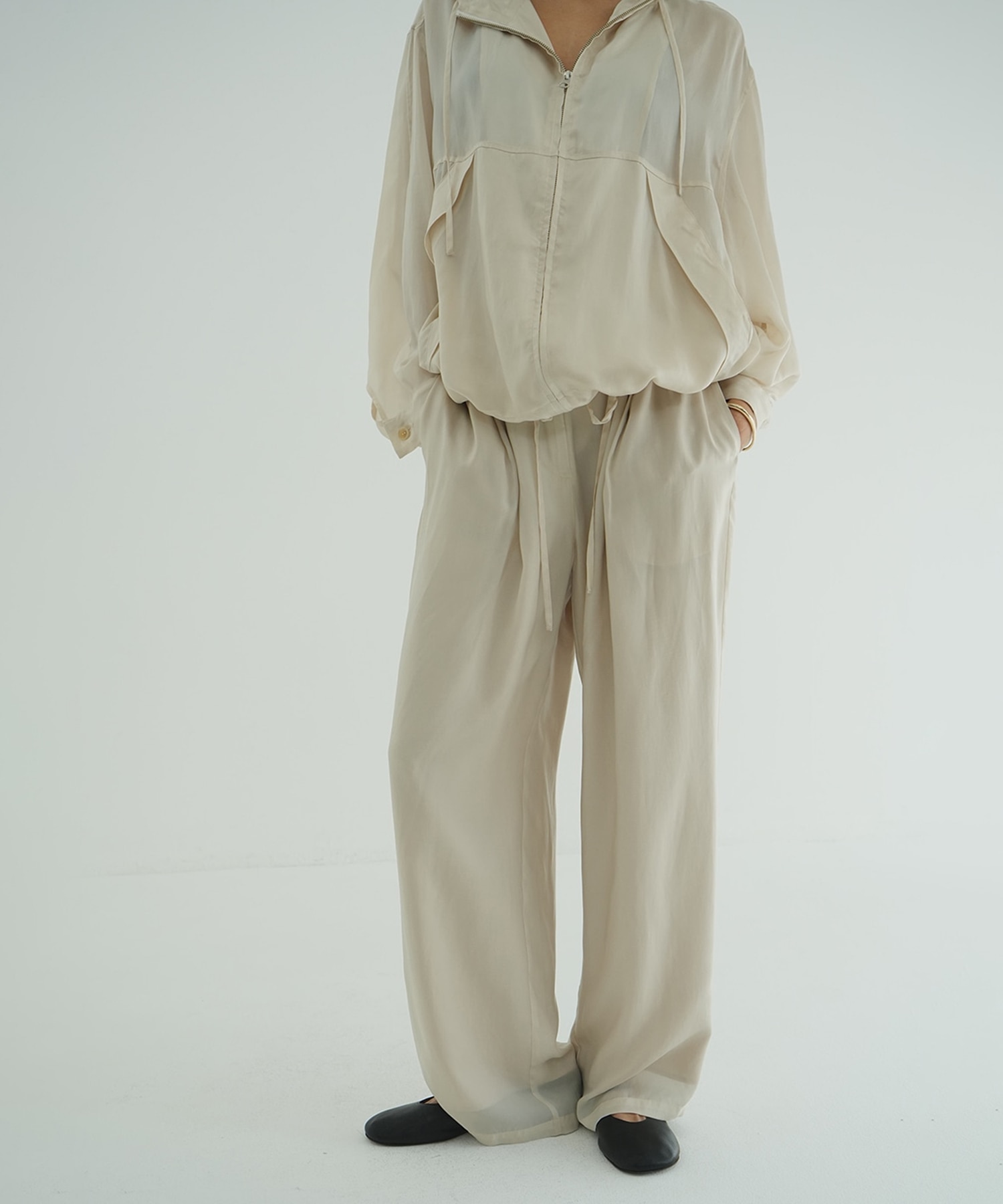 SHEER AIRY PANTS CLANE