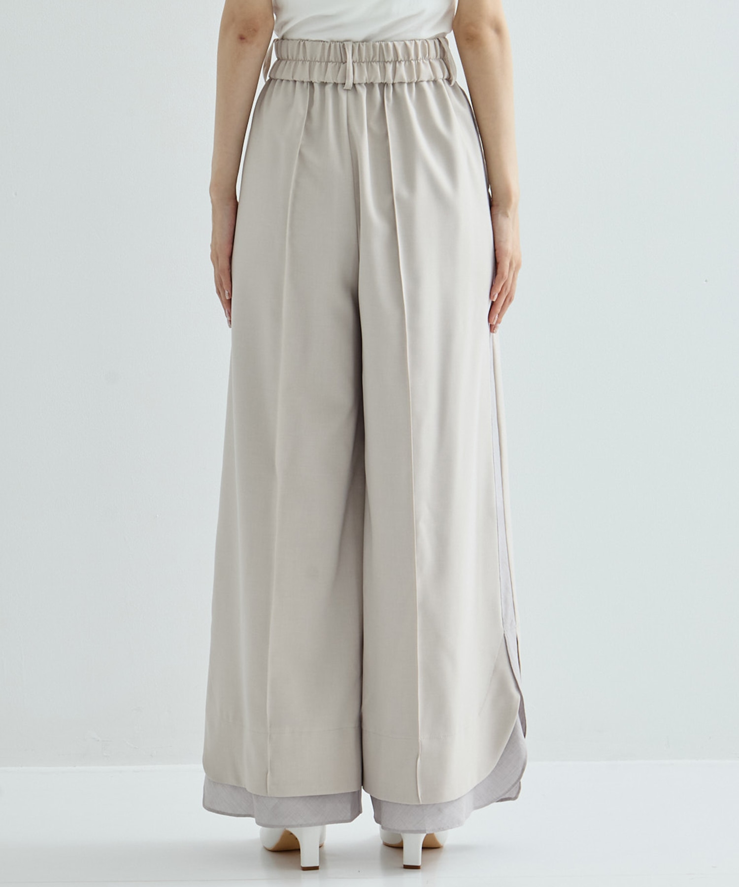 Sheer Layered Trousers STUDIOUS