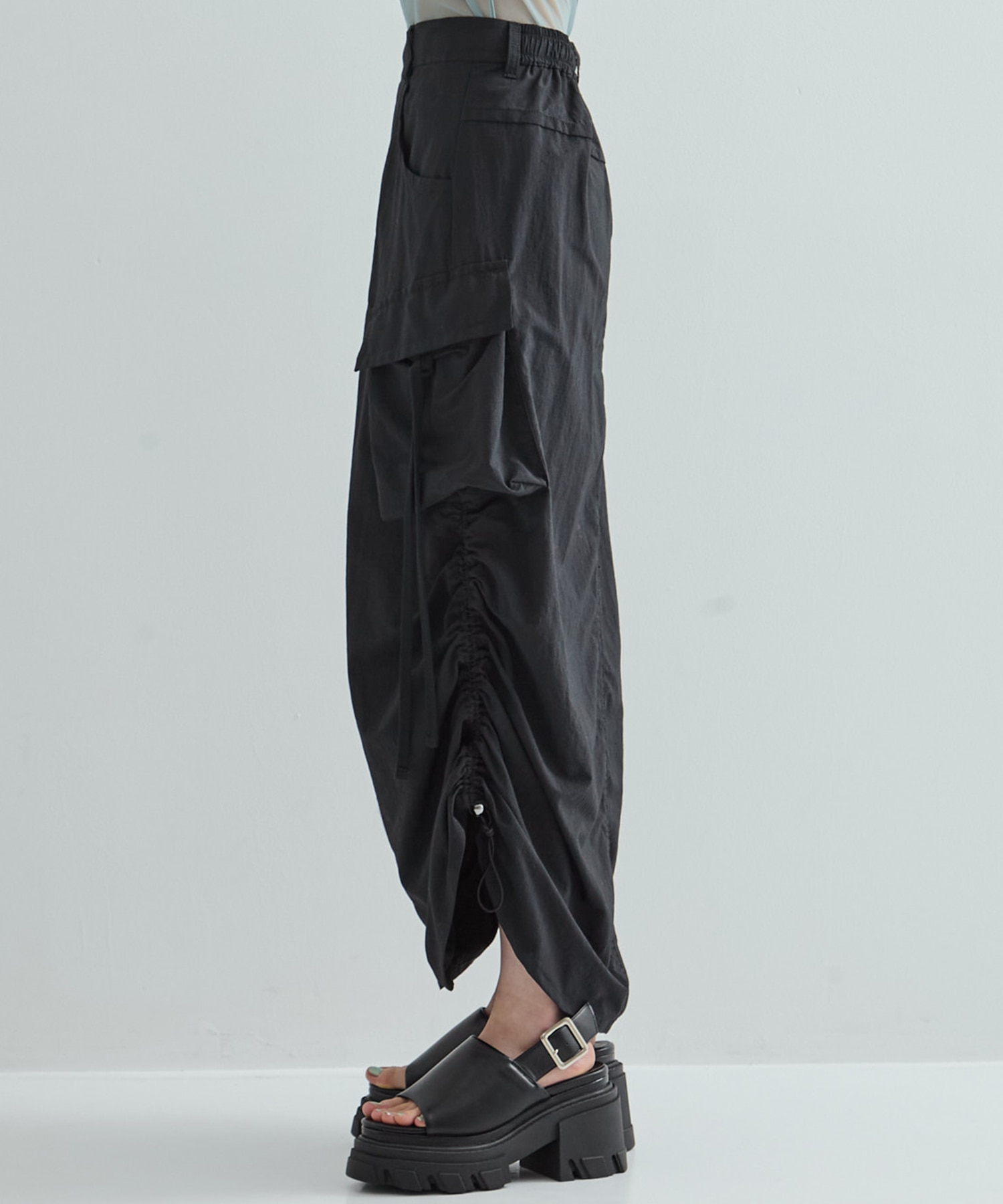 Drawstring Cargo Skirt STUDIOUS