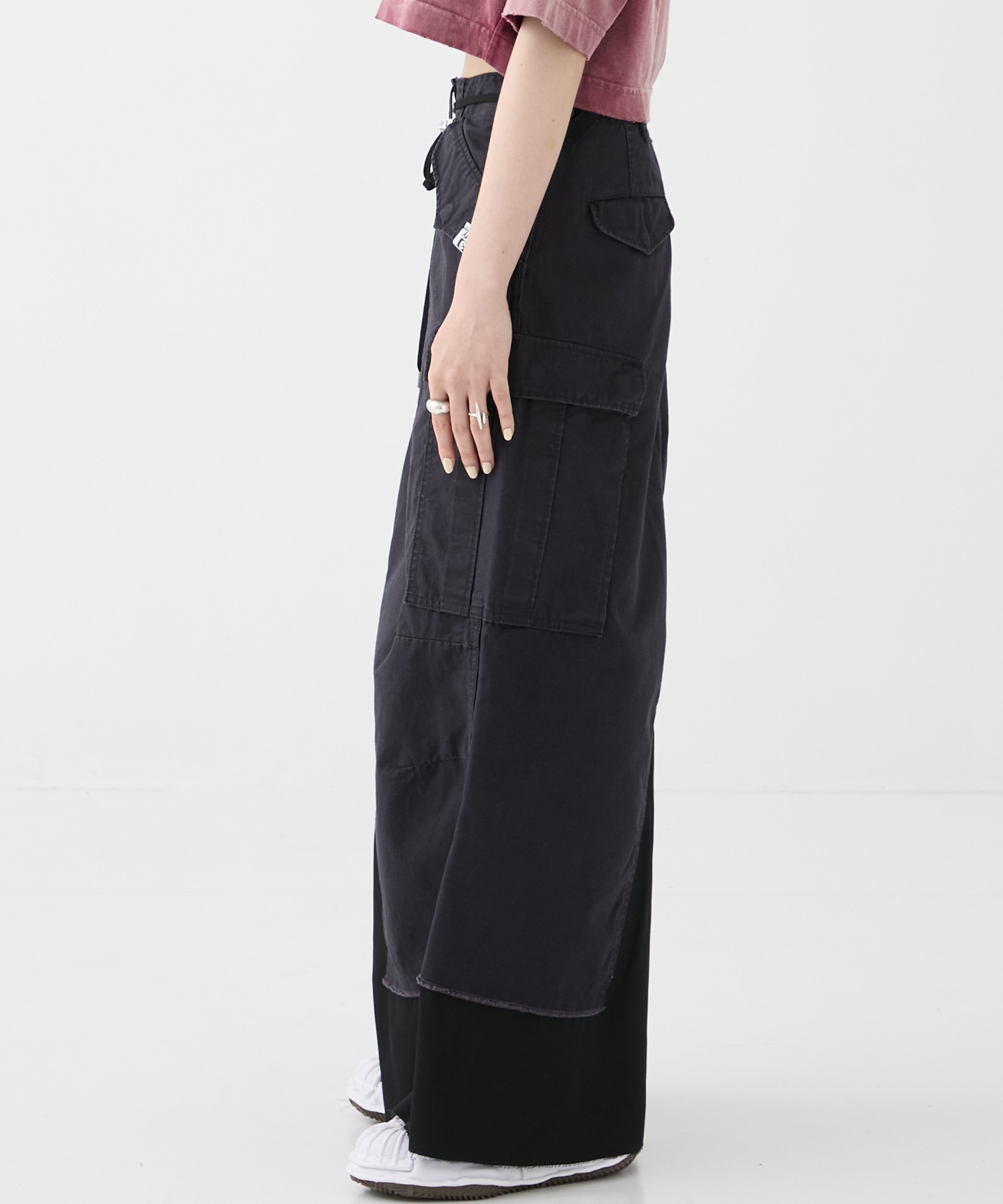 CARGO PNTS PASTED SKIRT Maison MIHARA YASUHIRO