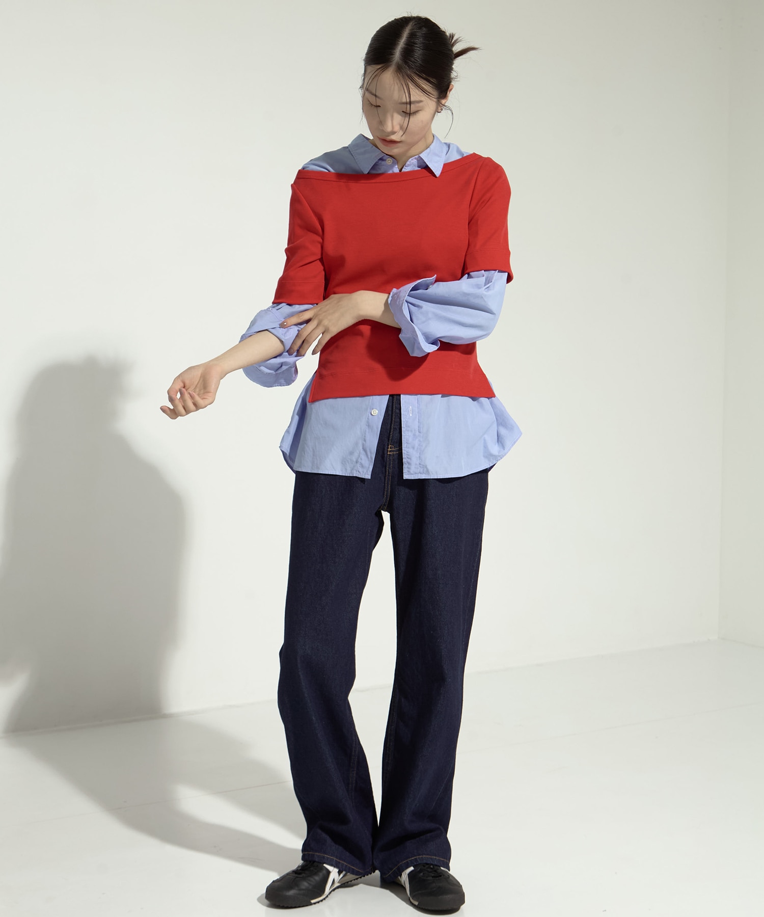 Luxury Smooth Boat Neck Tee STUDIOUS
