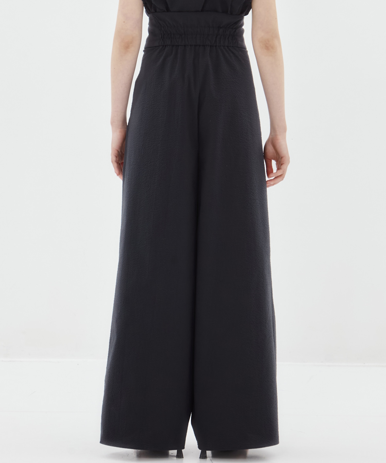 Seersucker Flare Pants STUDIOUS