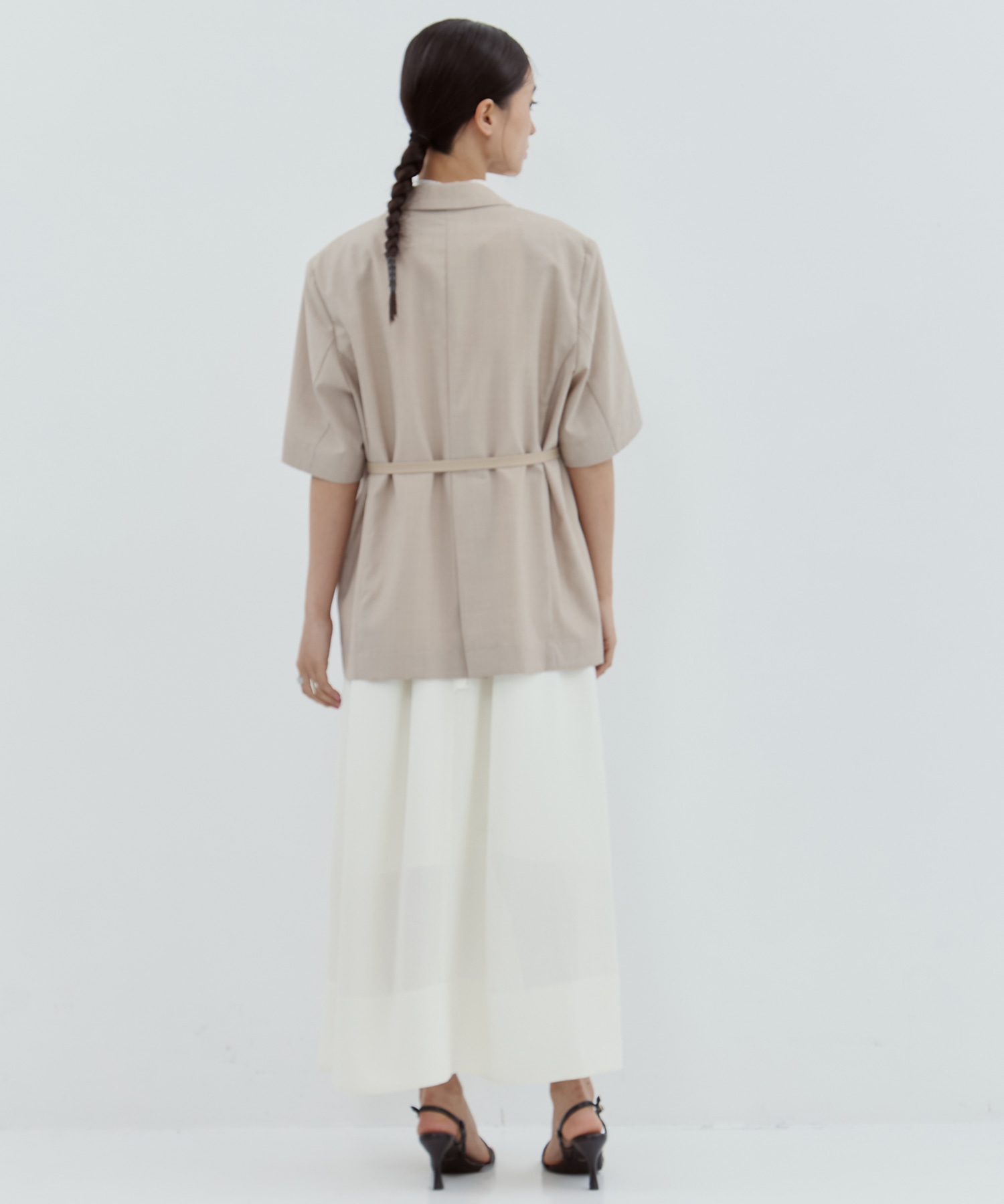 Half Sleeve Summer Wool Jacket STUDIOUS