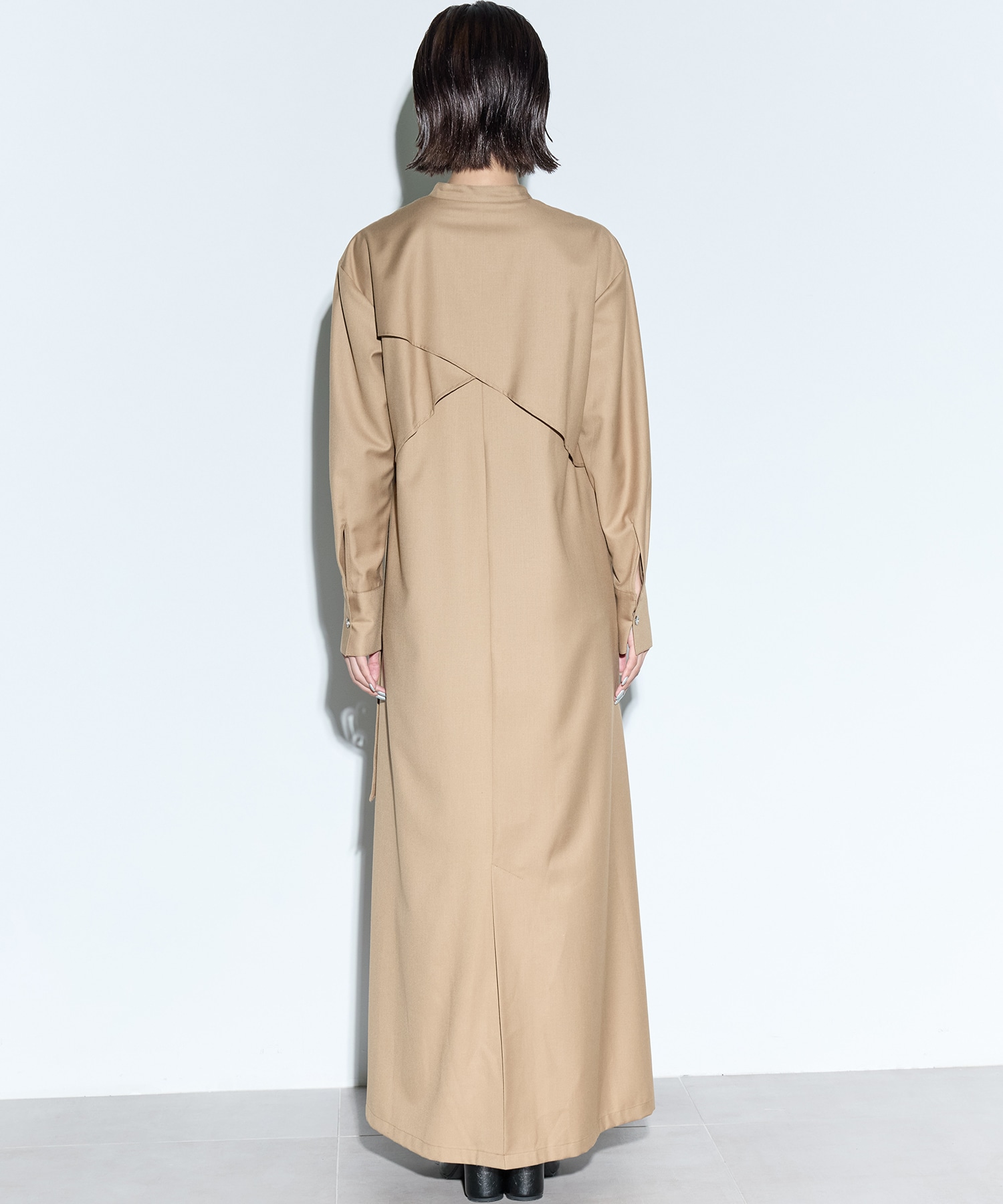 Cape belt dress MURRAL