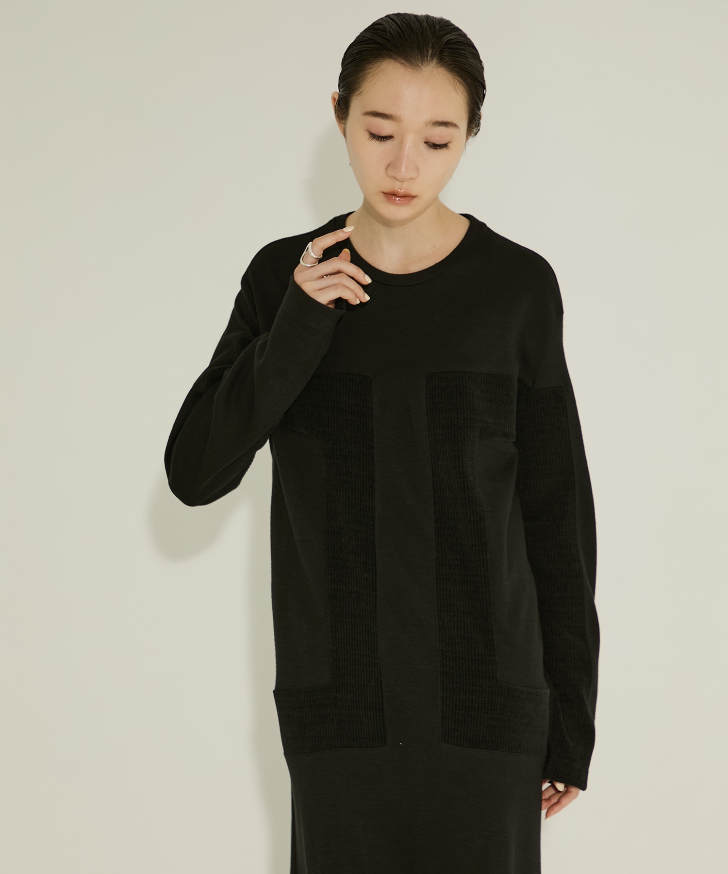 Ottilia panel dress AKIRANAKA