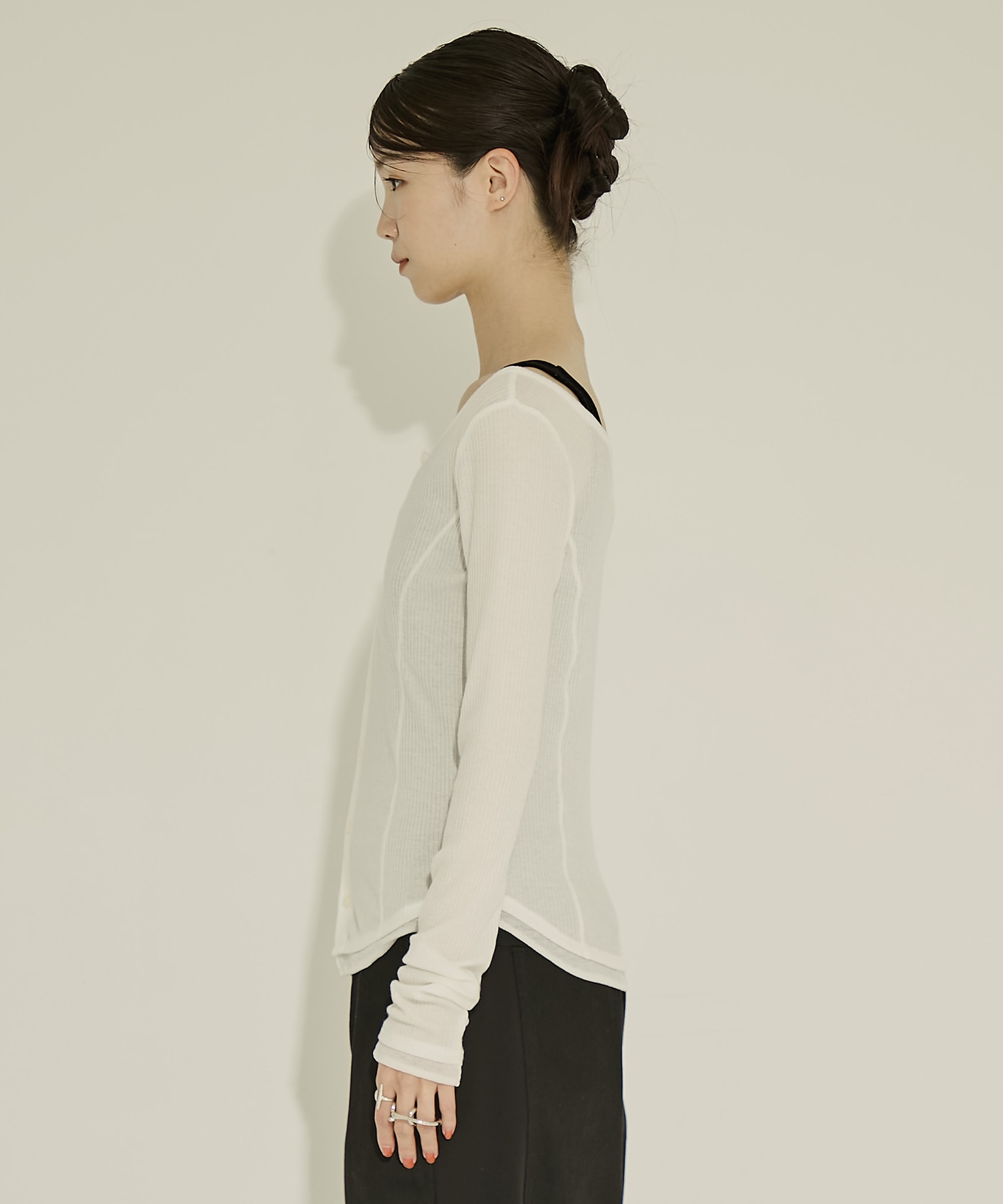 Cashmere Silk Long Tee STUDIOUS