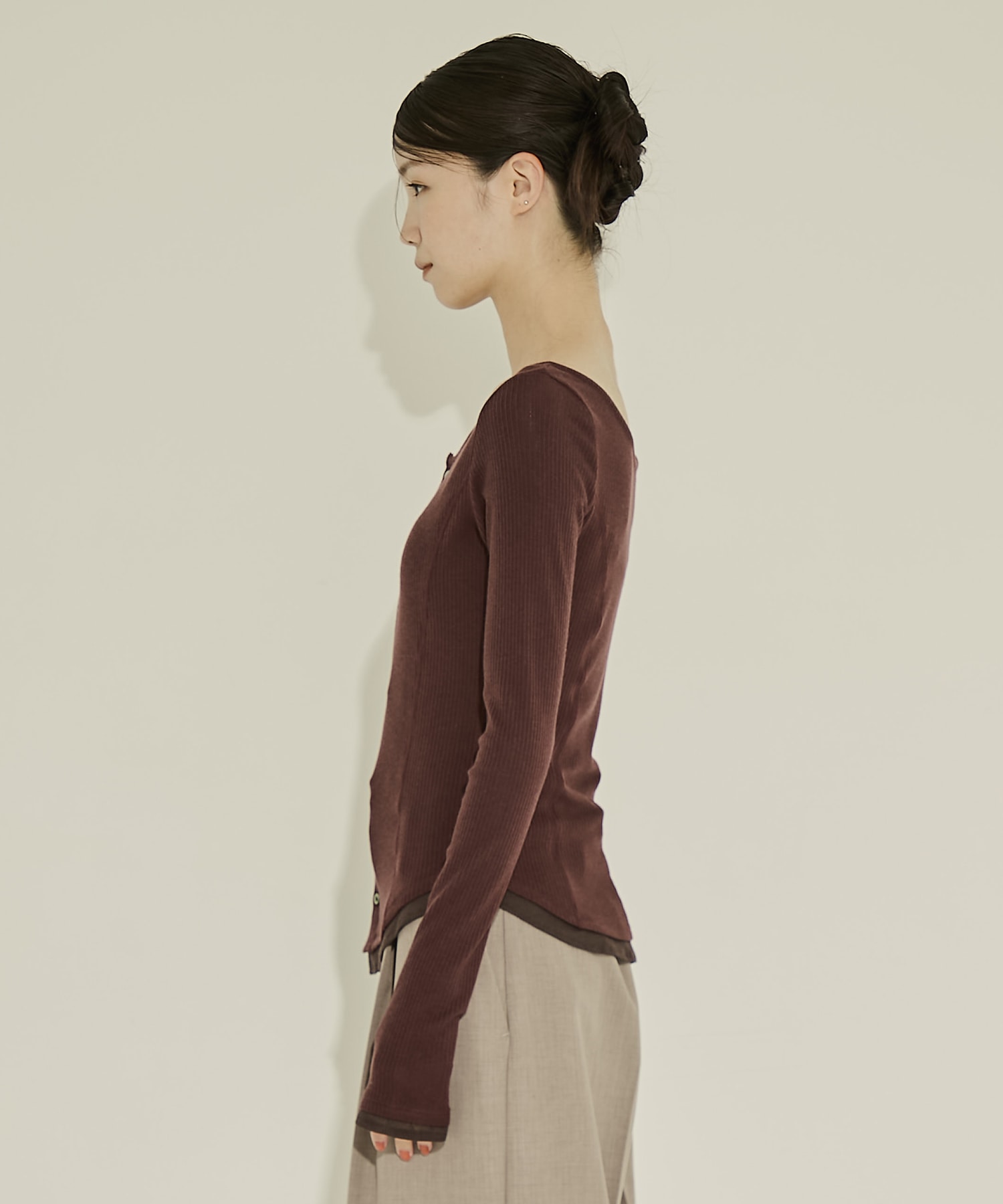 Cashmere Silk Long Tee STUDIOUS