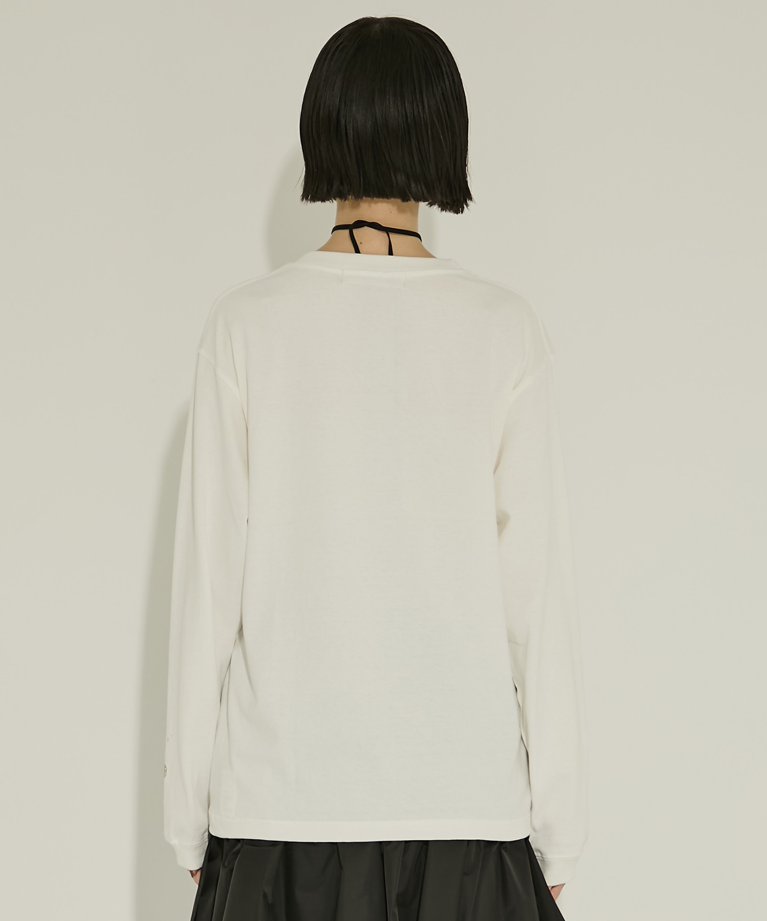今季　Bijou Aid T-shirt White Bijou Aid long sleeve T-shirt White【stock】 – tanakadaisuke