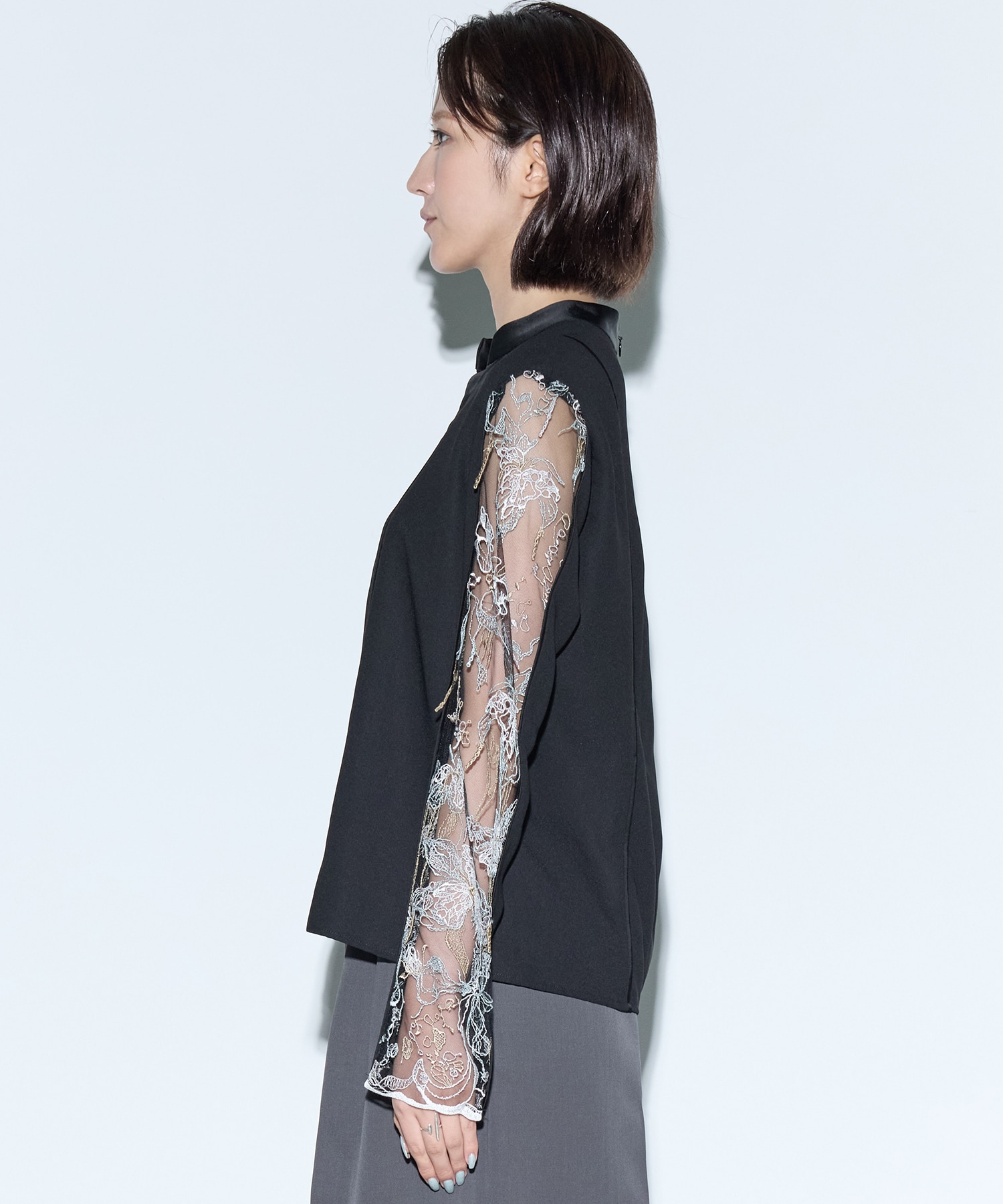 Tears flower lace tops MURRAL