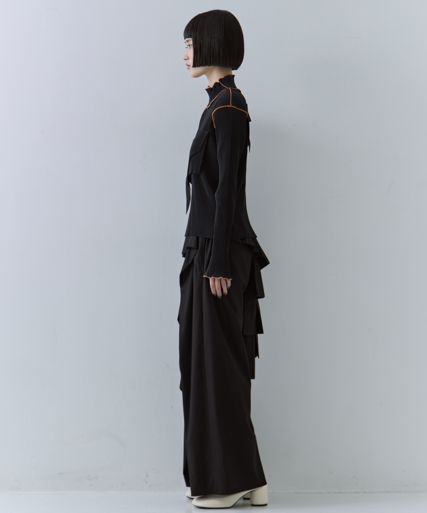 T*D* WAVE LONG SLEEVE TOP *HIGH NECK TYPE kotohayokozawa