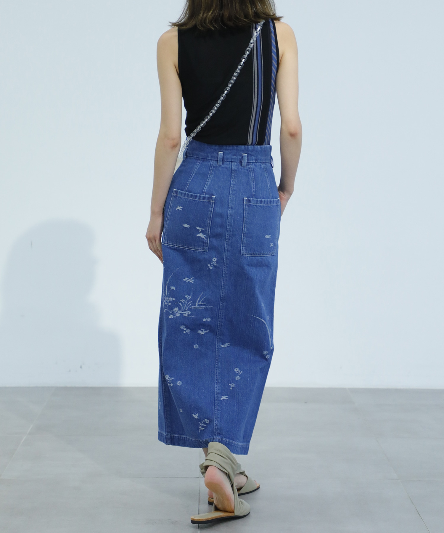 Knitted Crew Neck Top Mame Kurogouchi